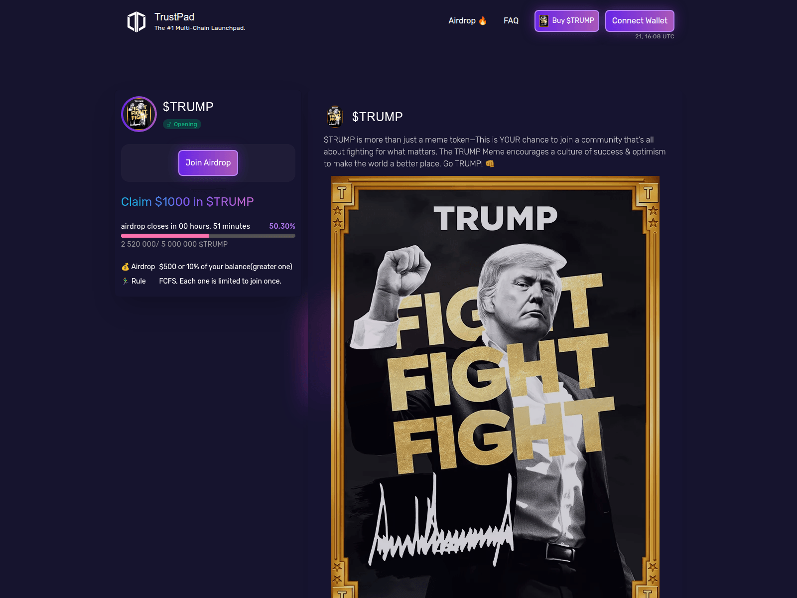 Forensic screenshot of trustpad-306.pages.dev