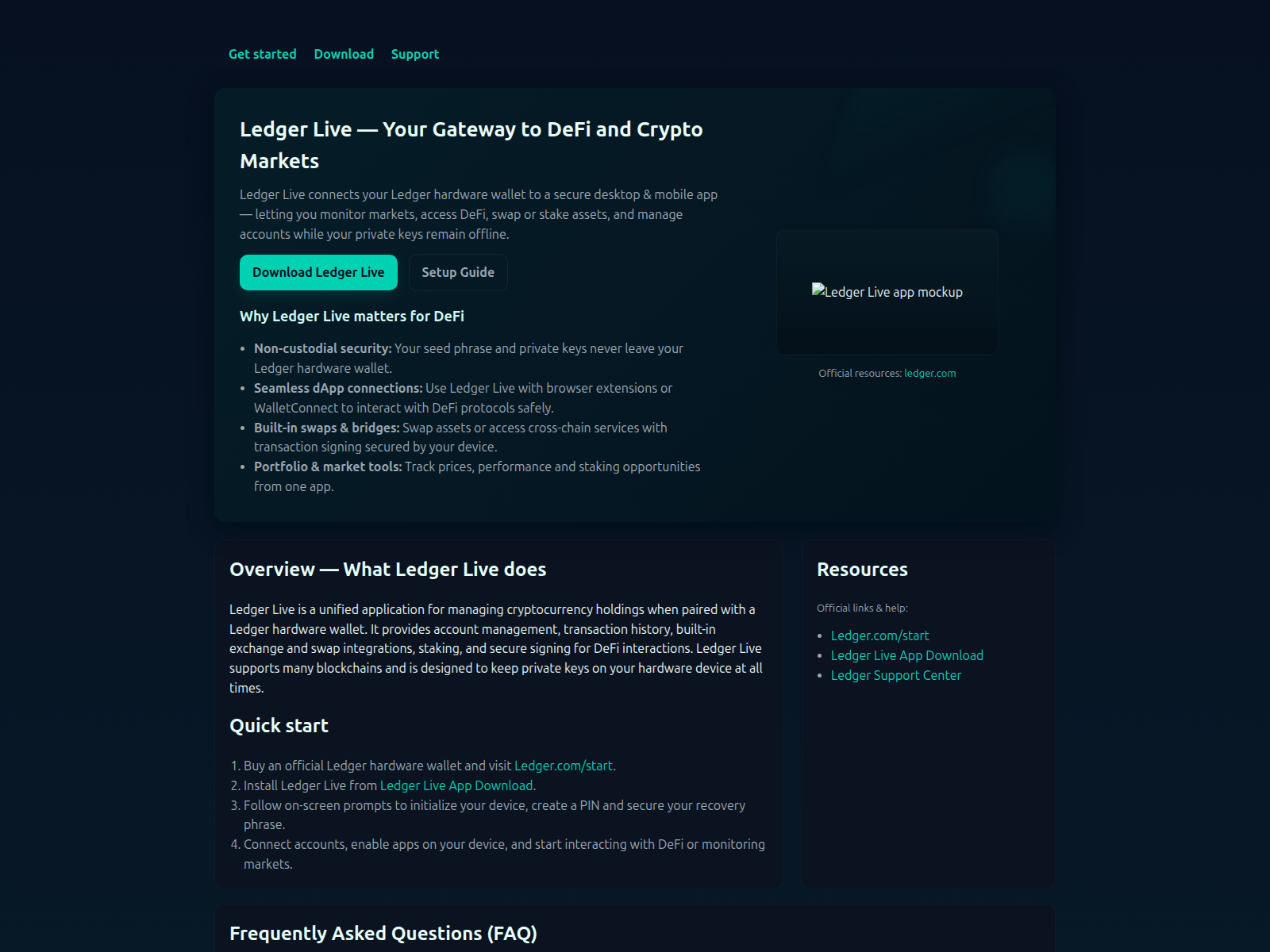 Screenshot of defi-live.pages.dev