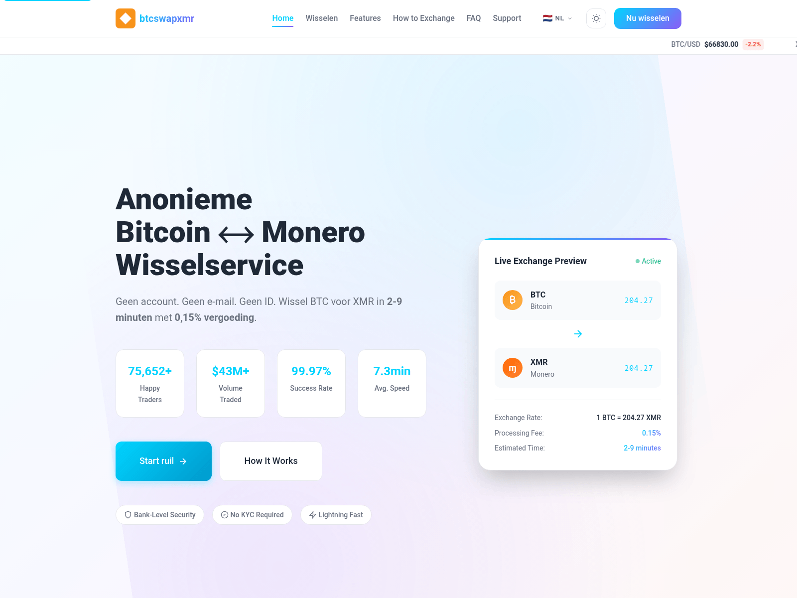 Forensic screenshot of btcswapxmr.com