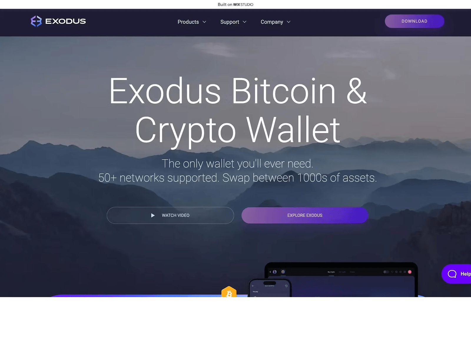 Forensic screenshot of web3-exdous.wixstudio.com
