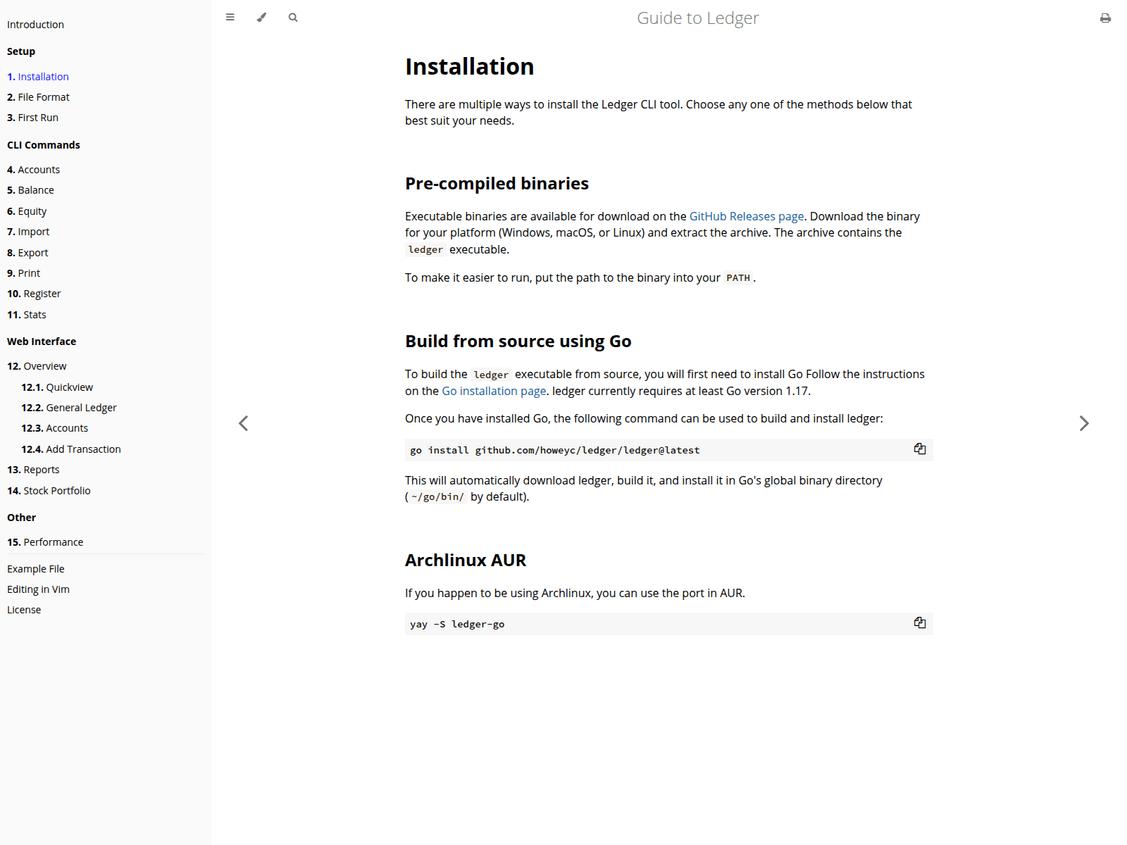 Forensic screenshot of howeyc.github.io