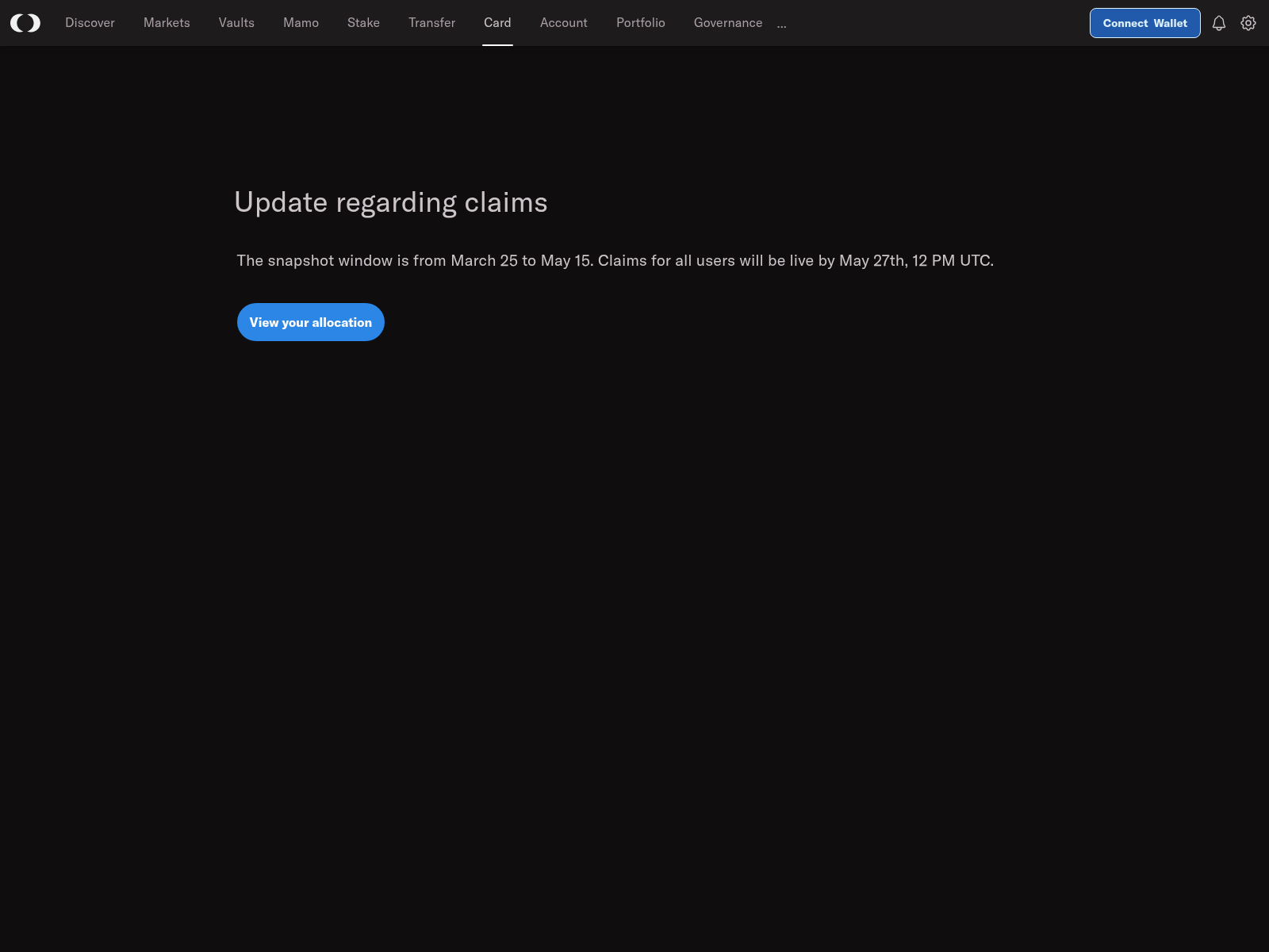Forensic screenshot of dashboard-moonwell.xyz