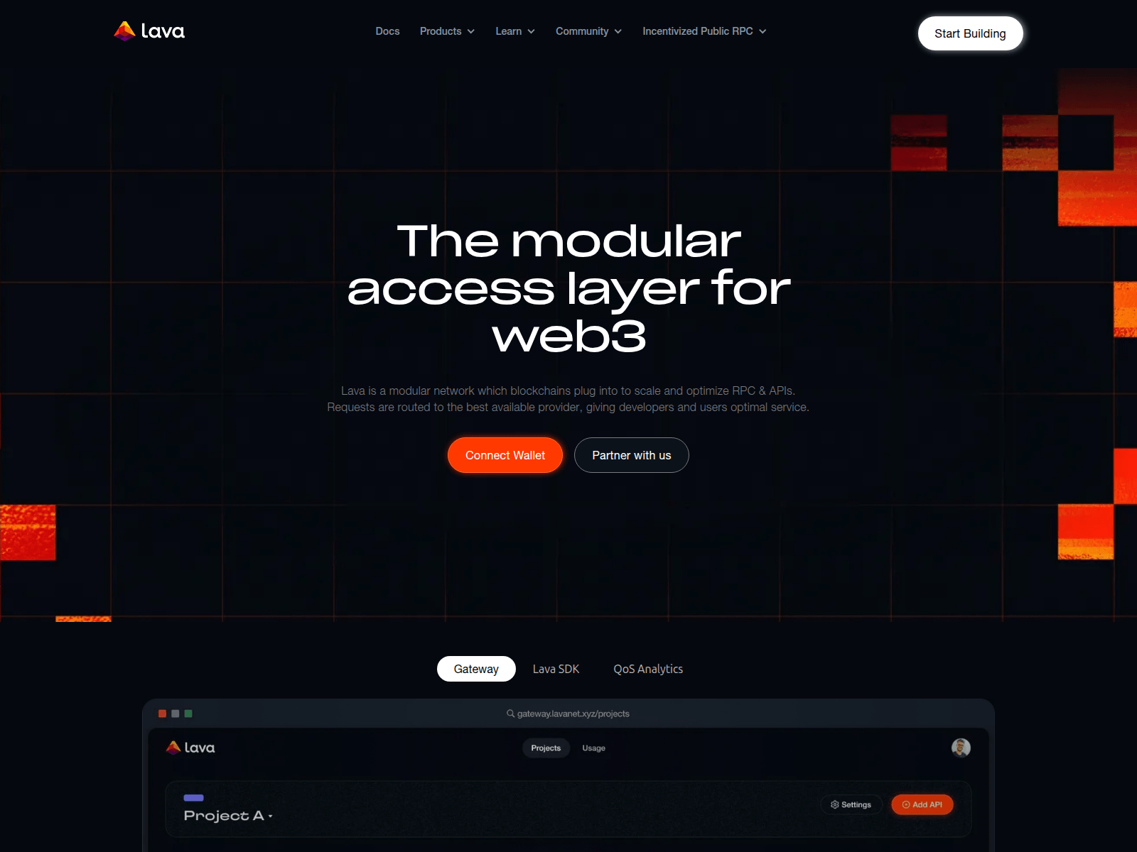 Forensic screenshot of layer2-lava.pages.dev