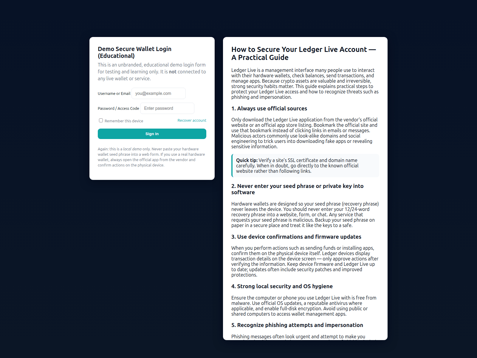 Forensic screenshot of home-ledgre-us.pages.dev