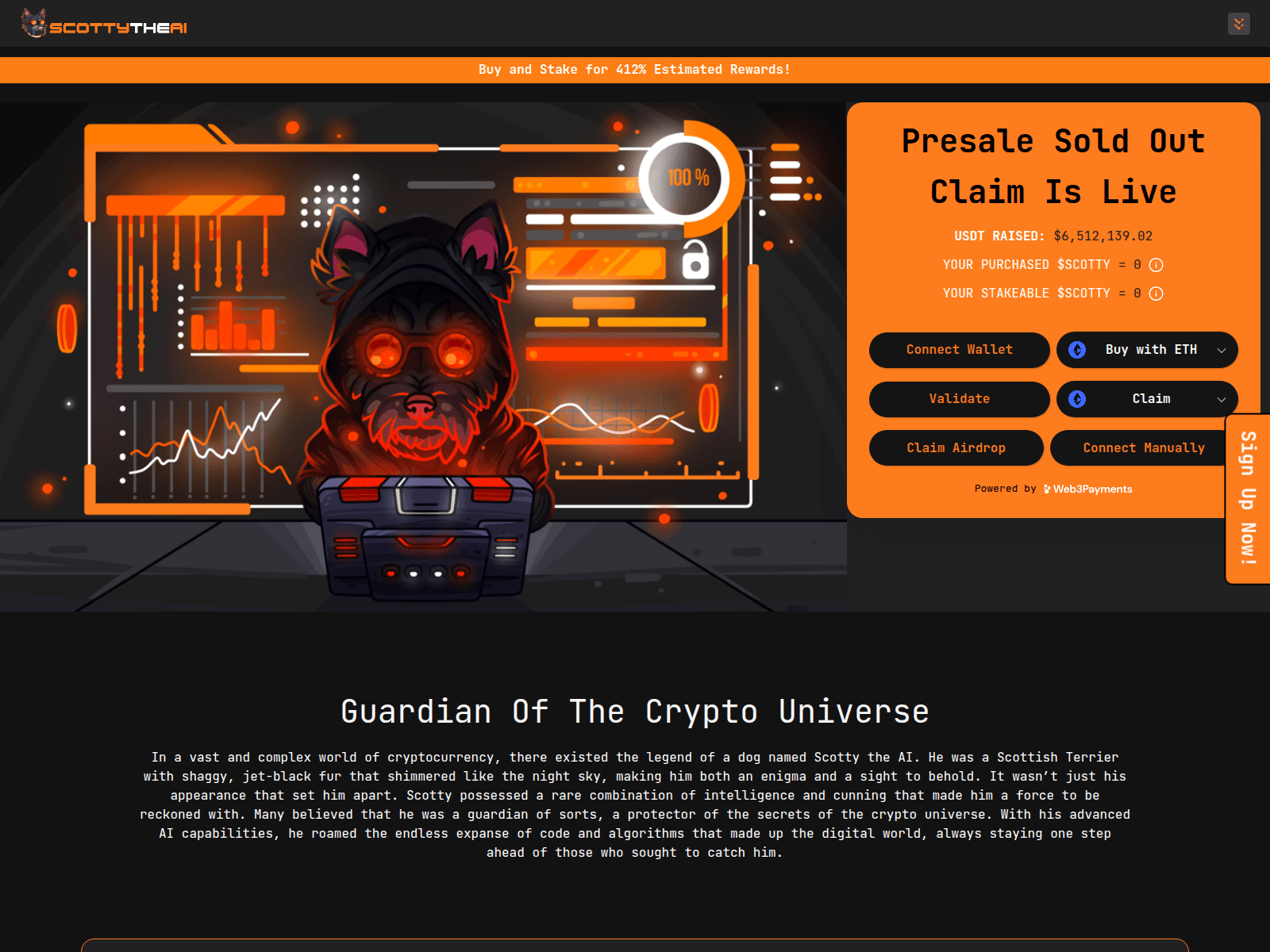 Forensic screenshot of scottytheai-st.pages.dev