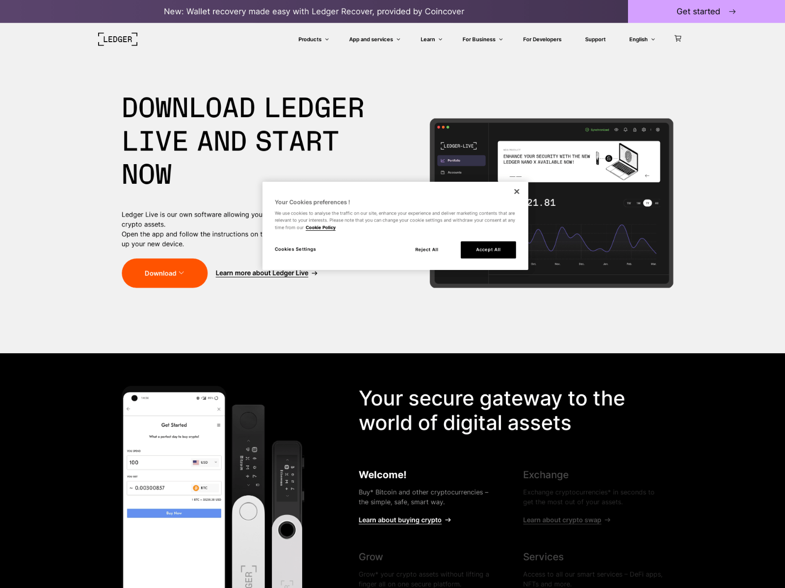 Forensic screenshot of comstart-ledger.pages.dev