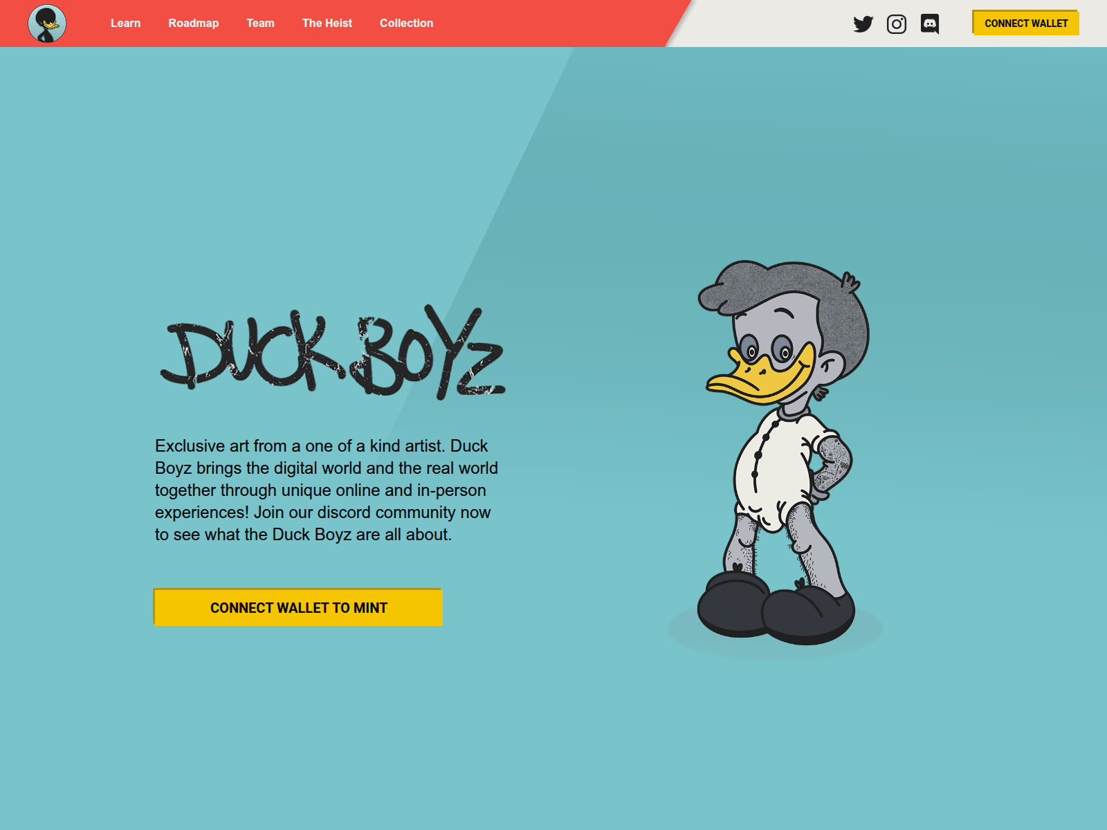 Знімок екрана duckboyz.net