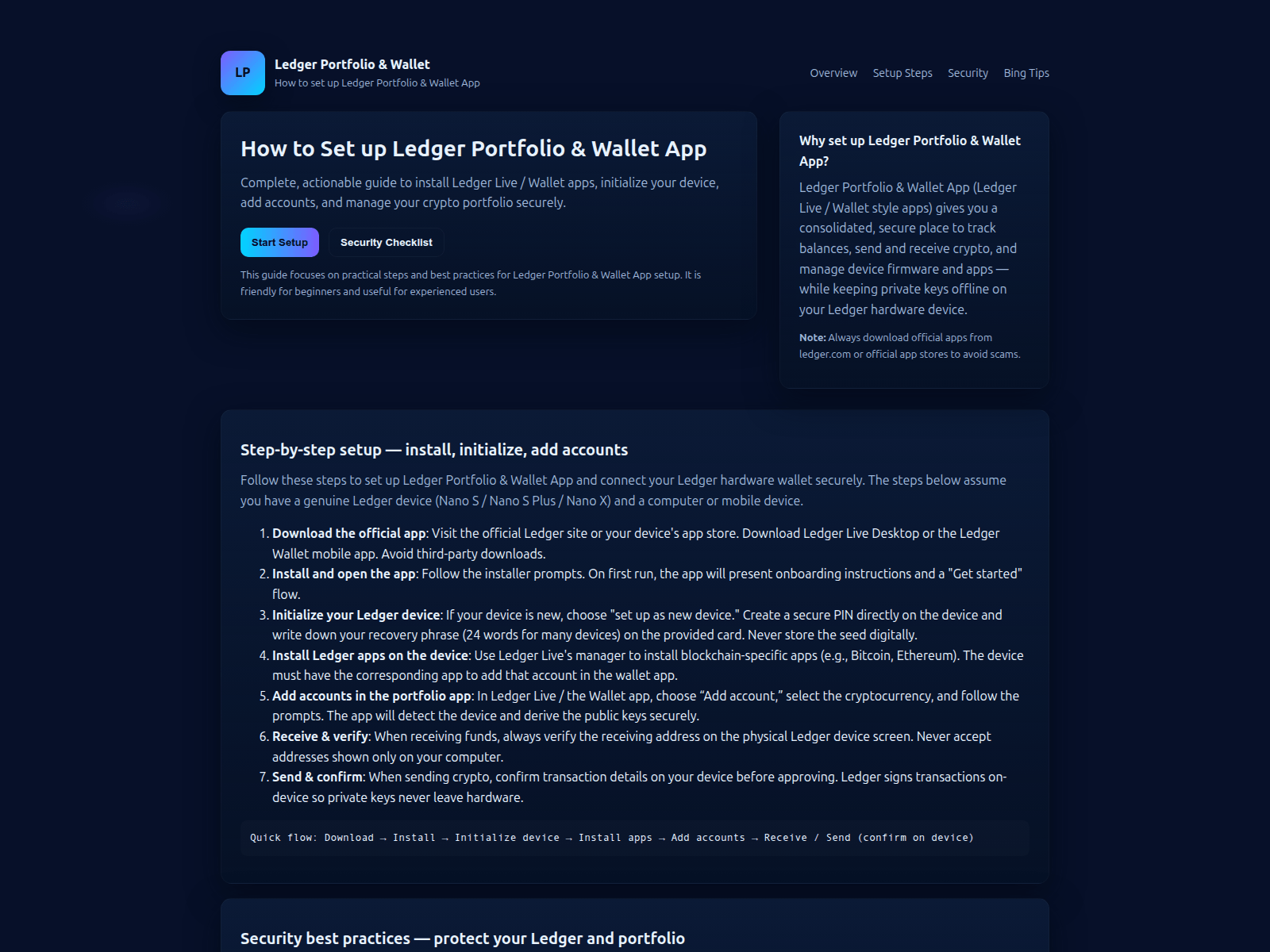 Forensic screenshot of ledger-cmstart.pages.dev