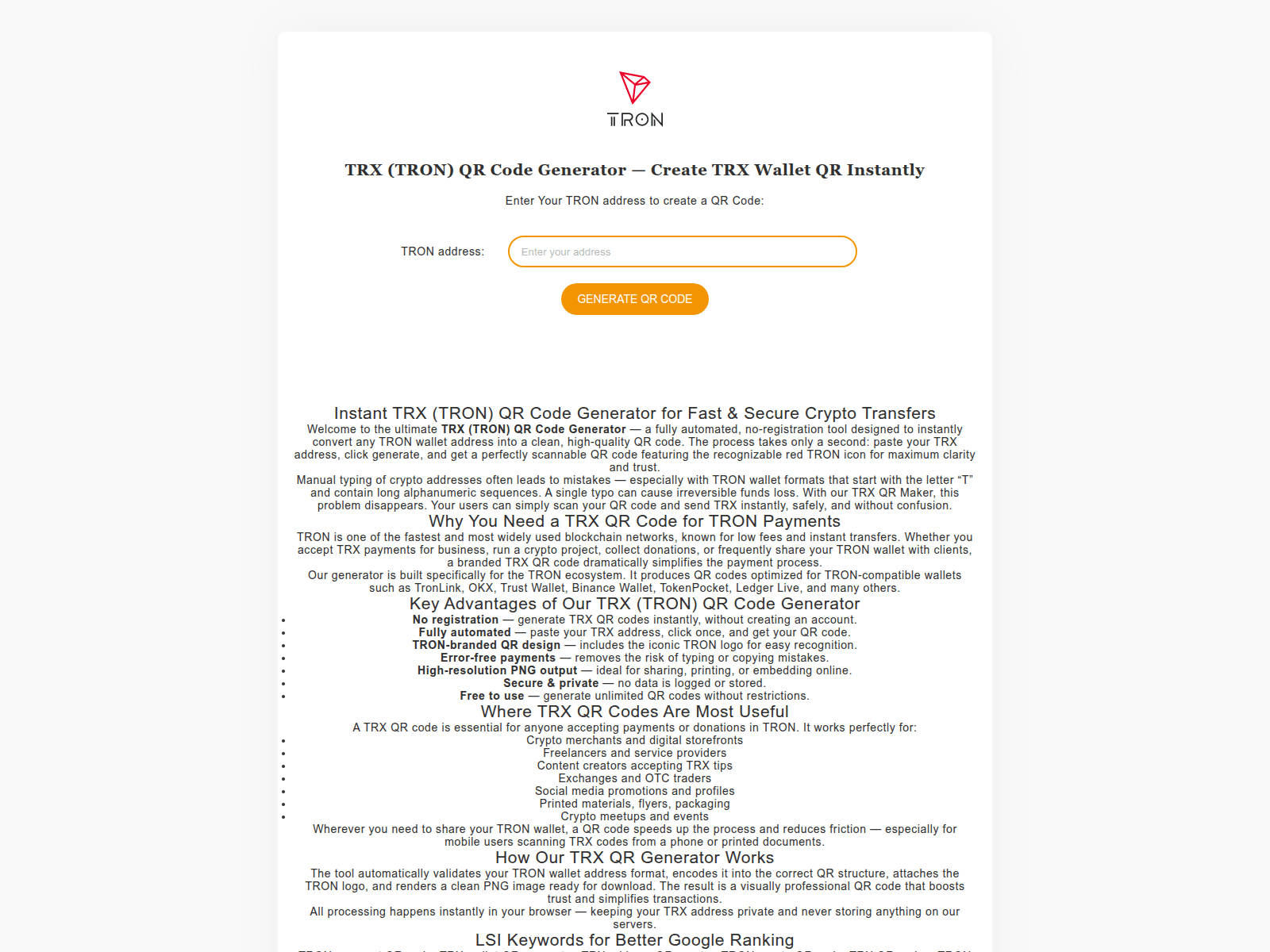 Forensic screenshot of trx-qr-code.com