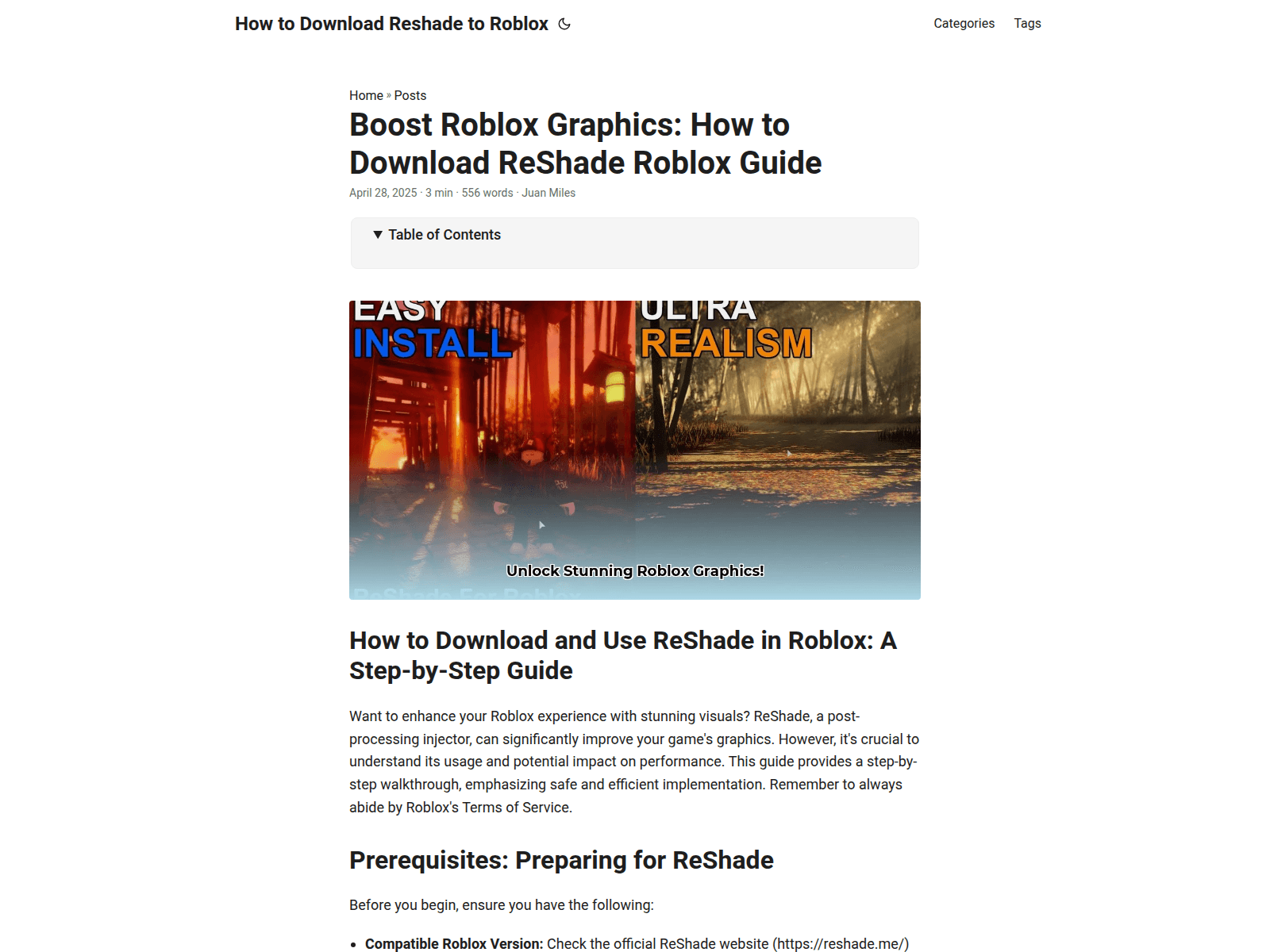 Captura de tela de how-to-download-reshade-to-roblox.pages.dev