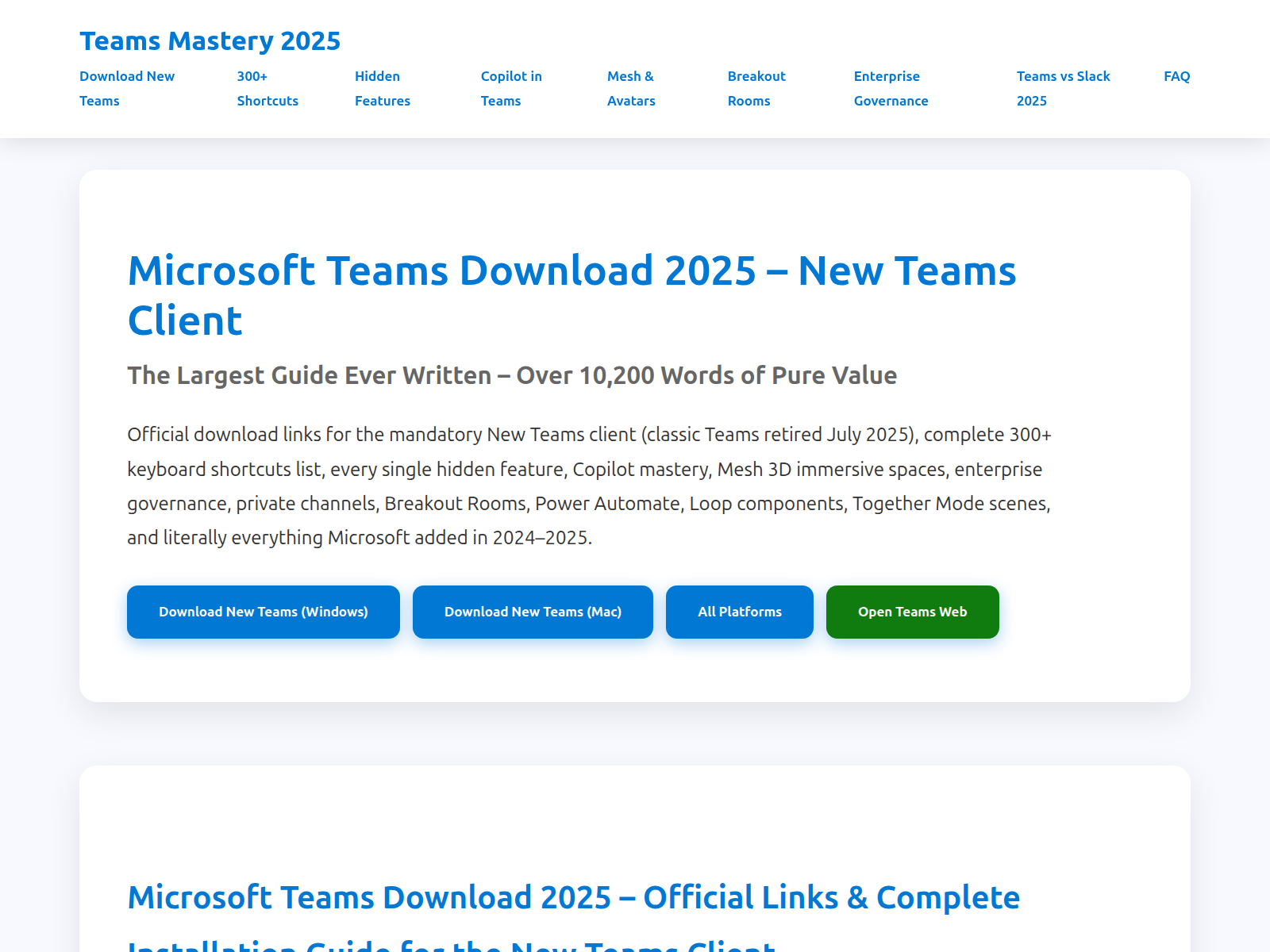 Forensic screenshot of teams-download.com