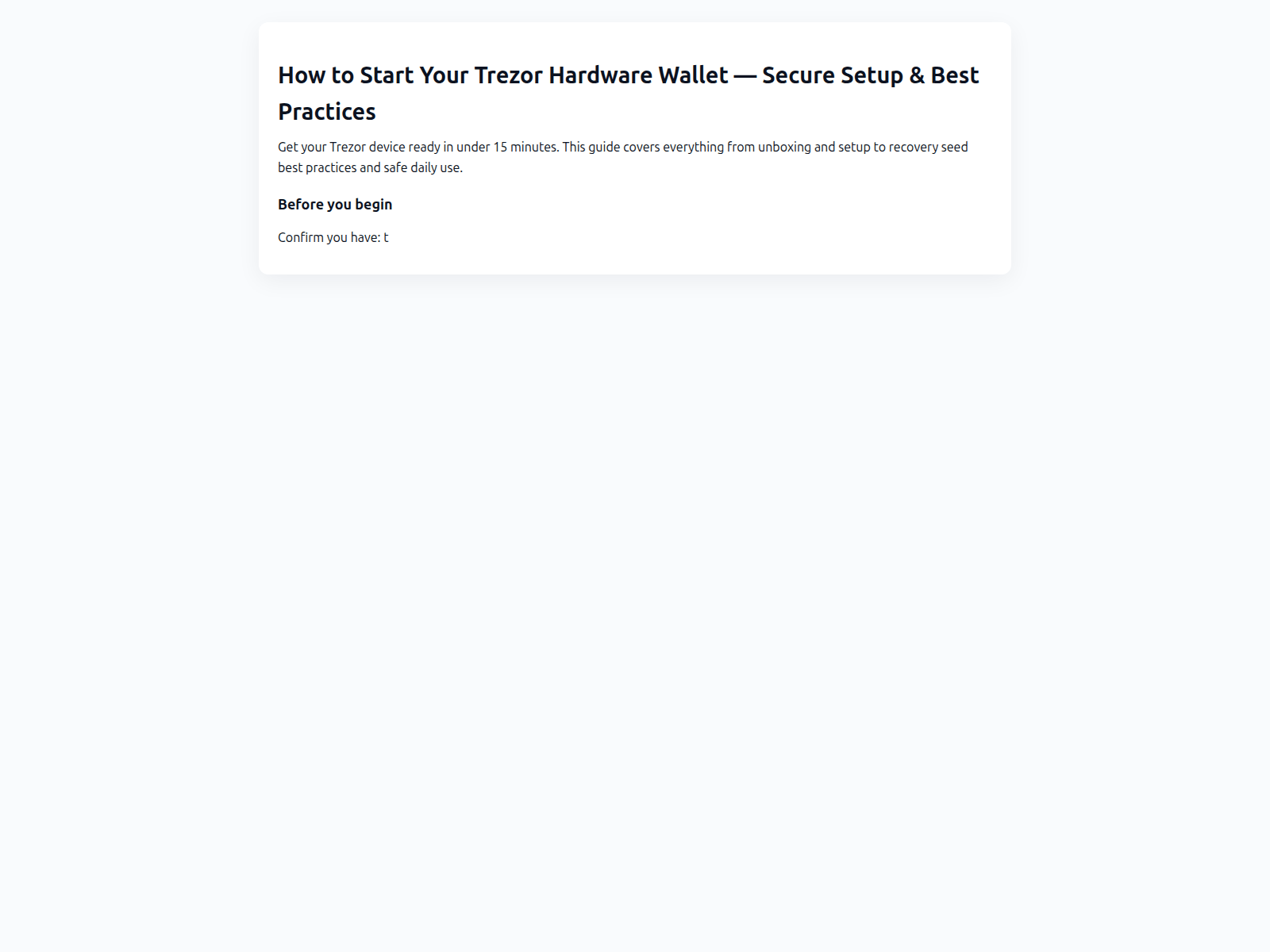 Forensic screenshot of io-trezio-strt.pages.dev