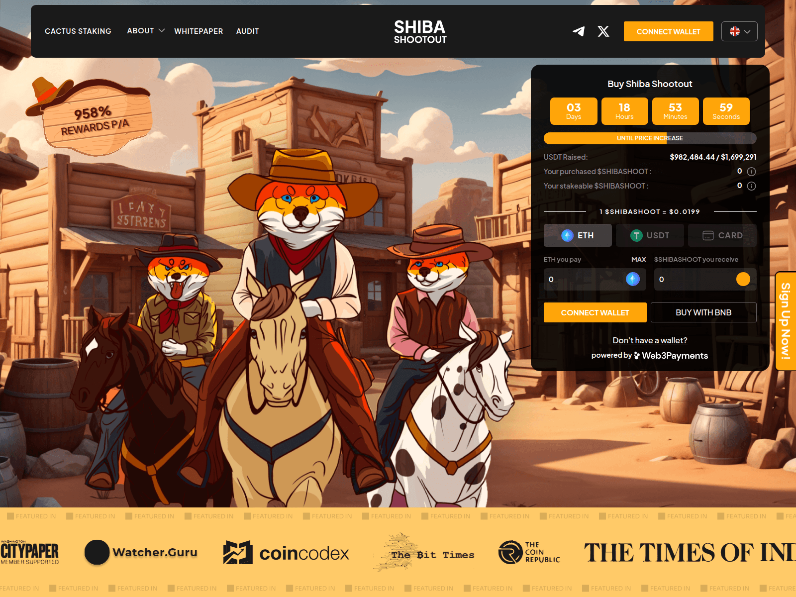 Forensic screenshot of shibashootoutsale.pages.dev