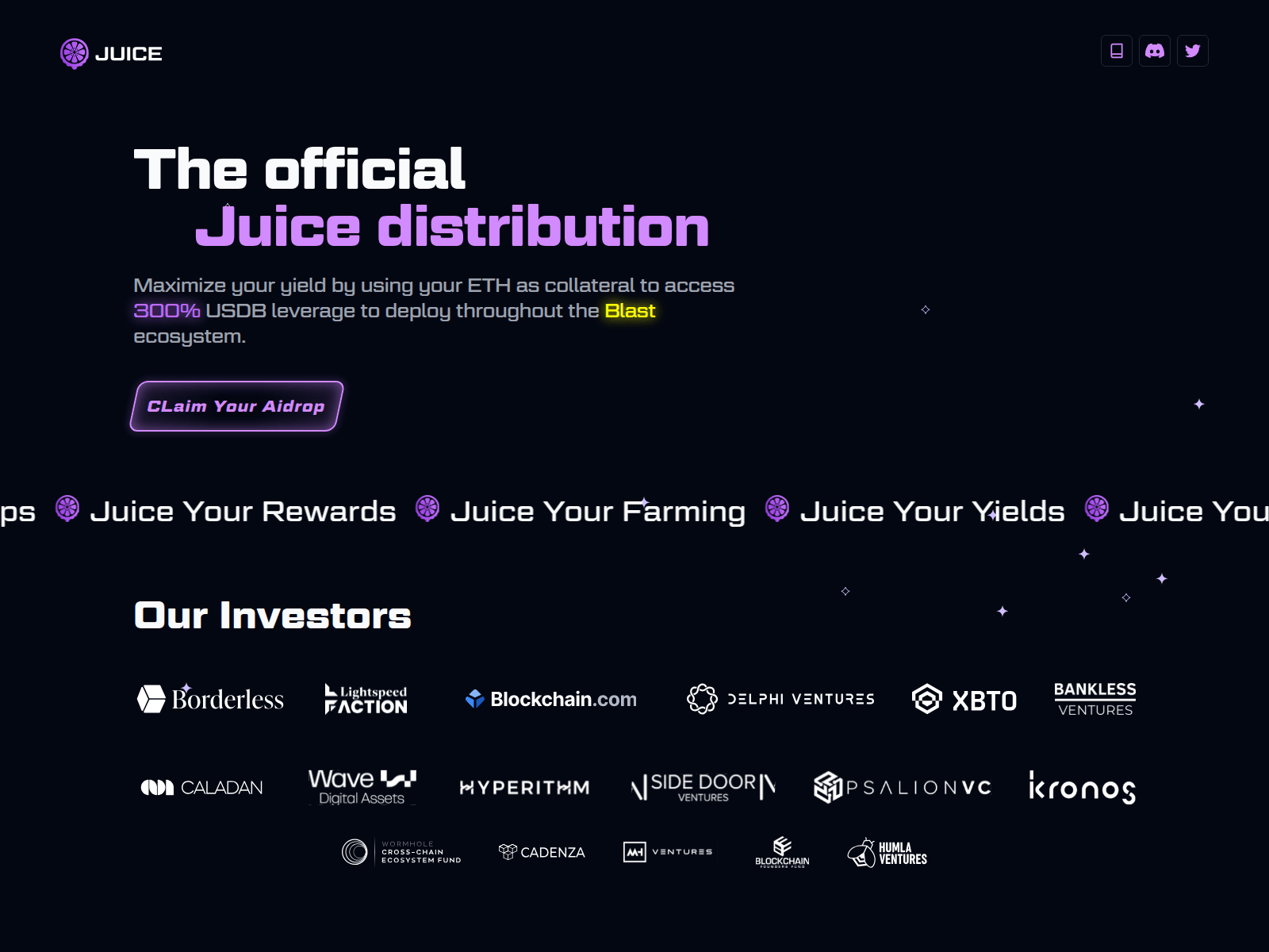 Forensic screenshot of juice-finance-9fh.pages.dev