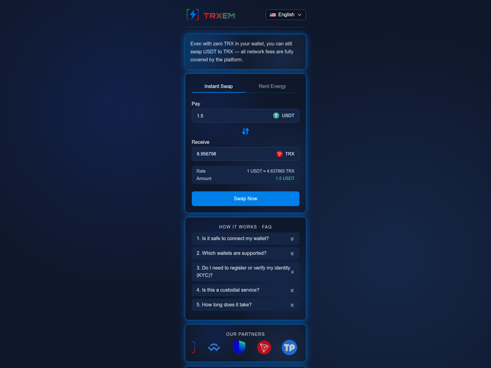 Forensic screenshot of www.trxem.com