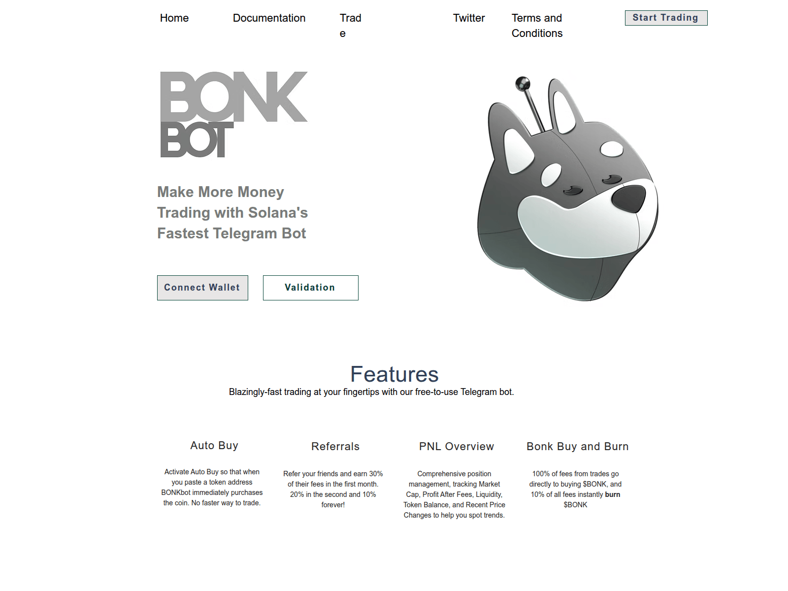 Forensic screenshot of bonkbot-connect.pages.dev