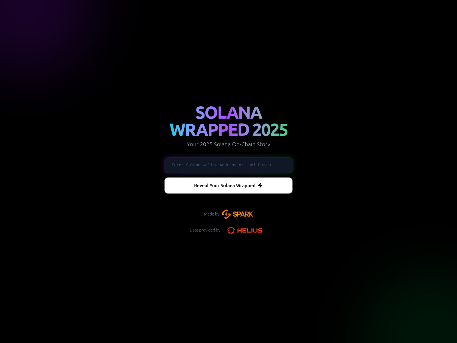 Forensic screenshot of solana-wrapped.app