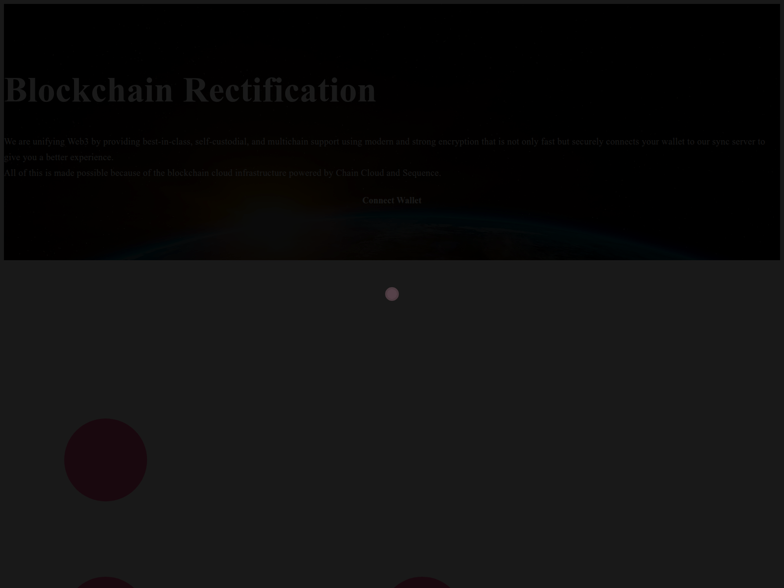 Forensic screenshot of multichaindapps.pages.dev