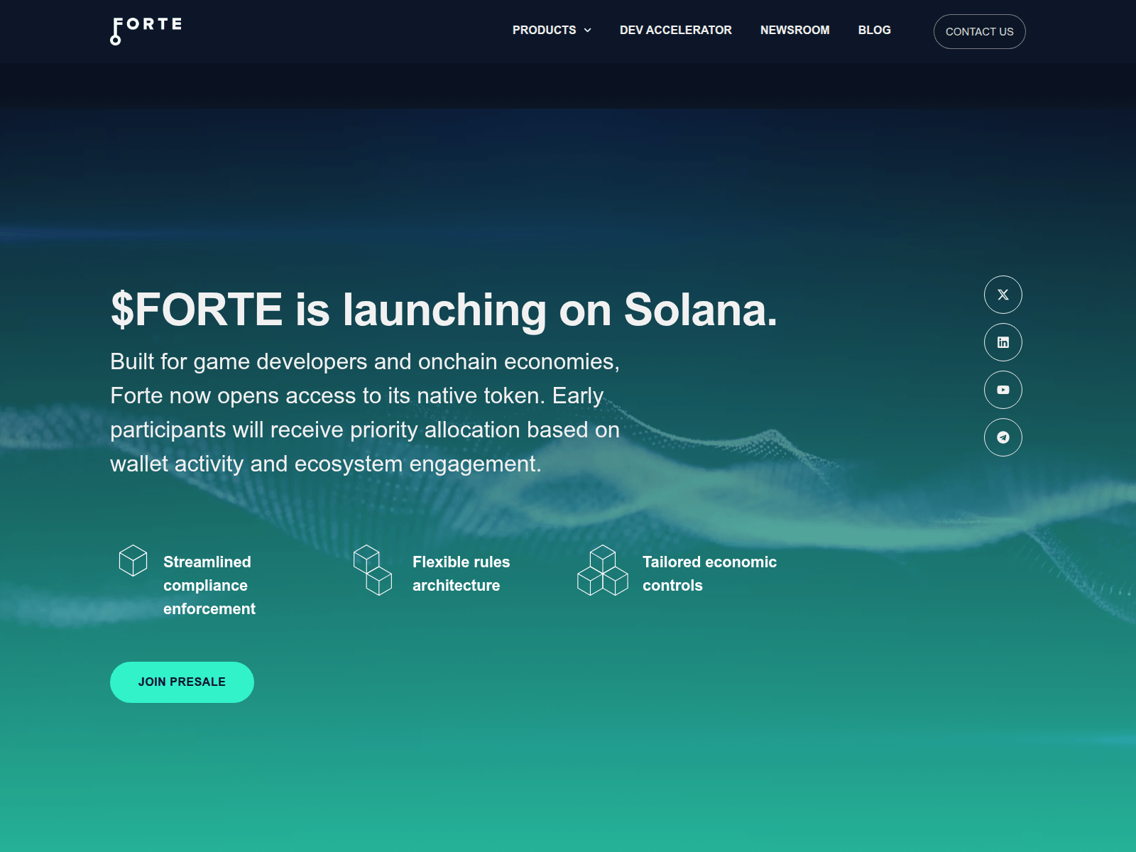 Forensic screenshot of token-forte.com
