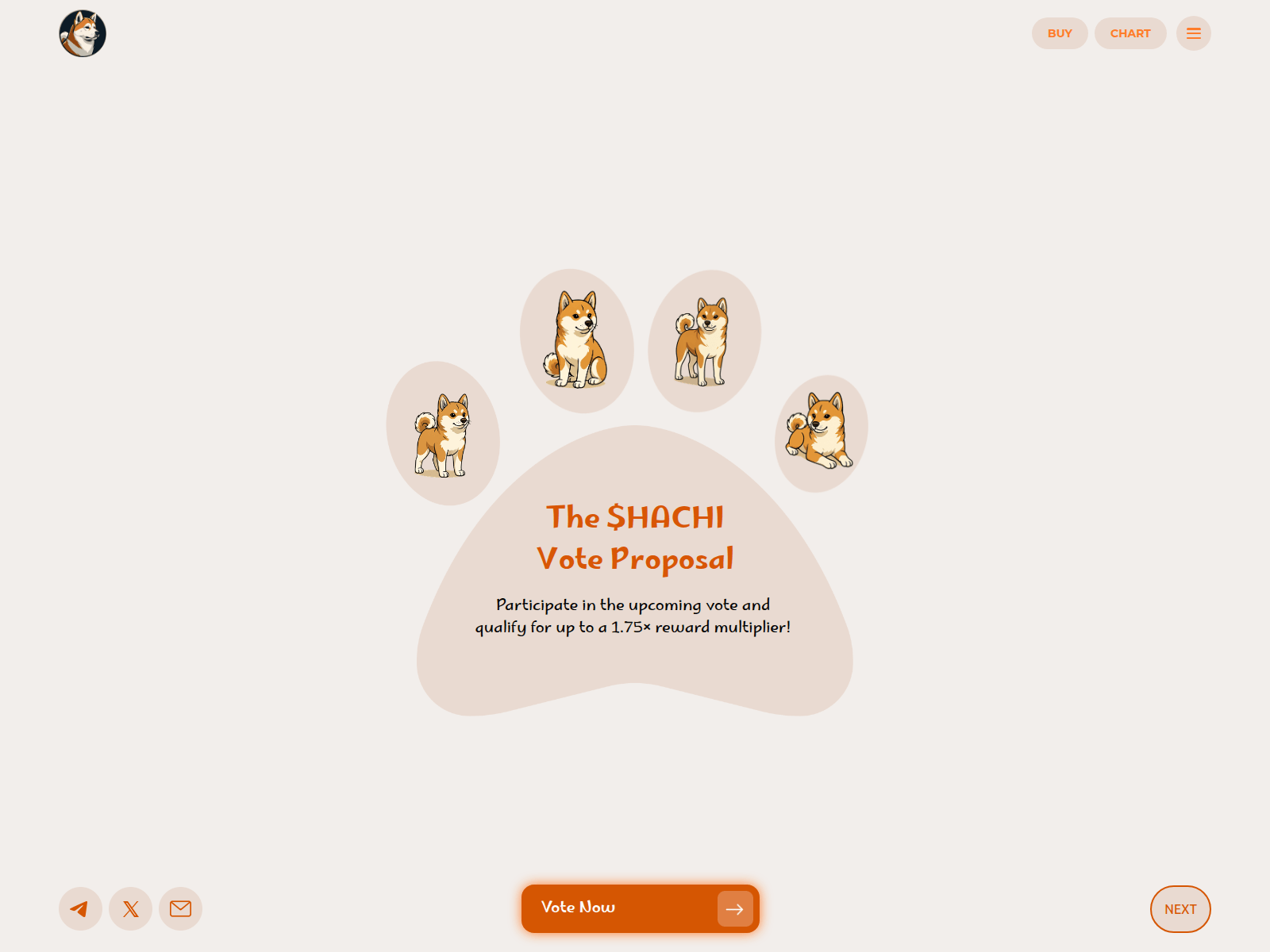 Forensic screenshot of votes-hachiko.xyz