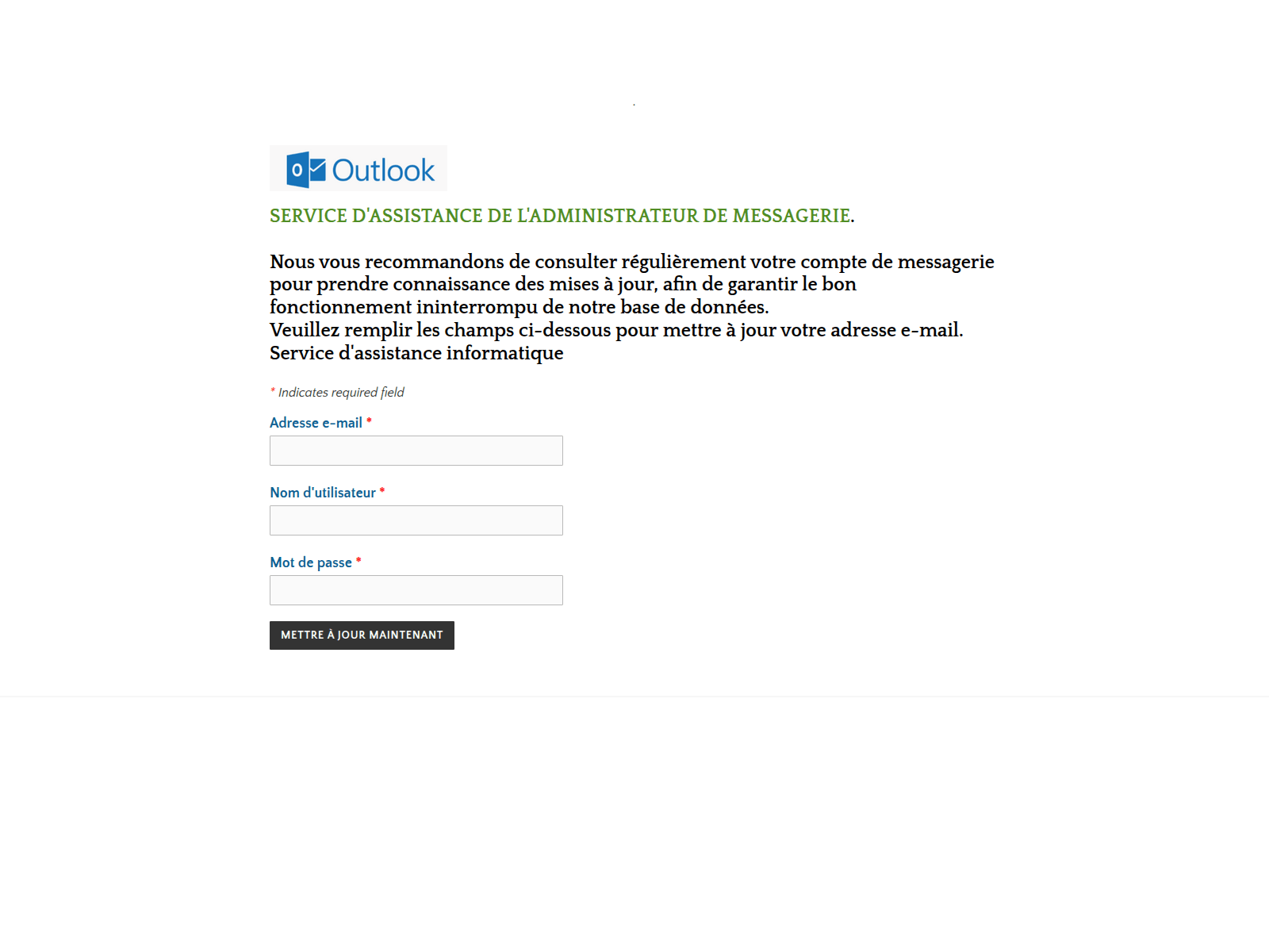 Forensic screenshot of outlookc-fr.weebly.com