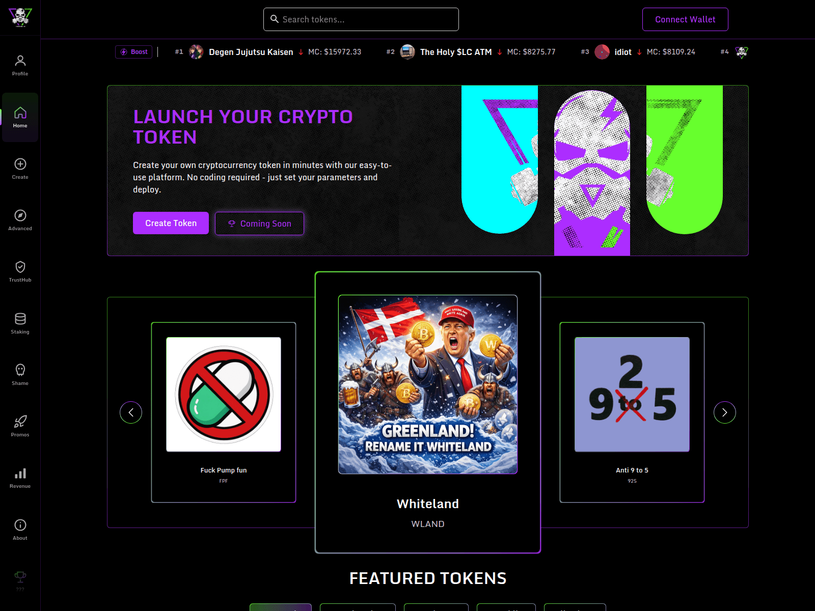 Screenshot von degen-safe-v2.vercel.app