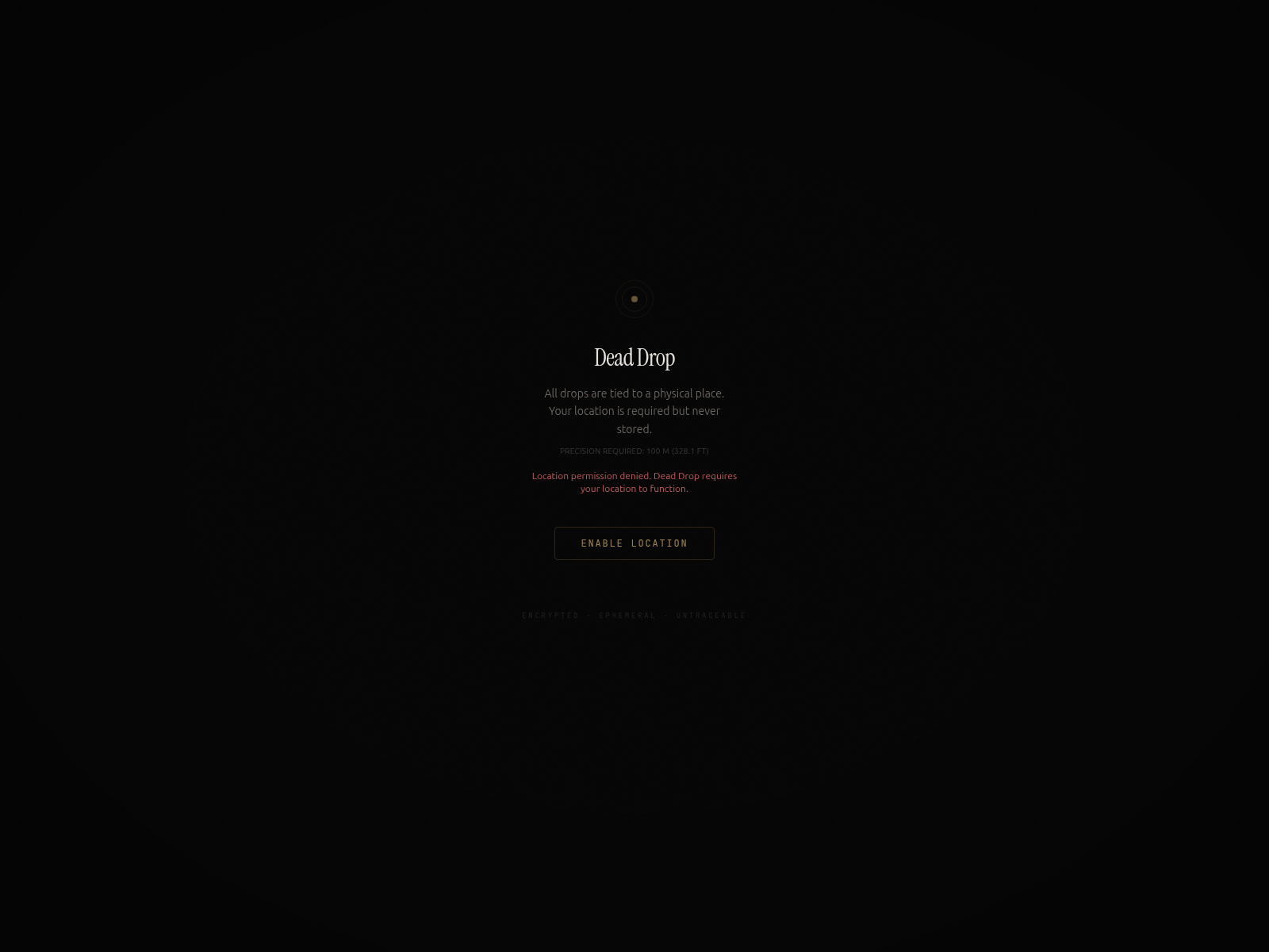 Forensic screenshot of deaddrop.to