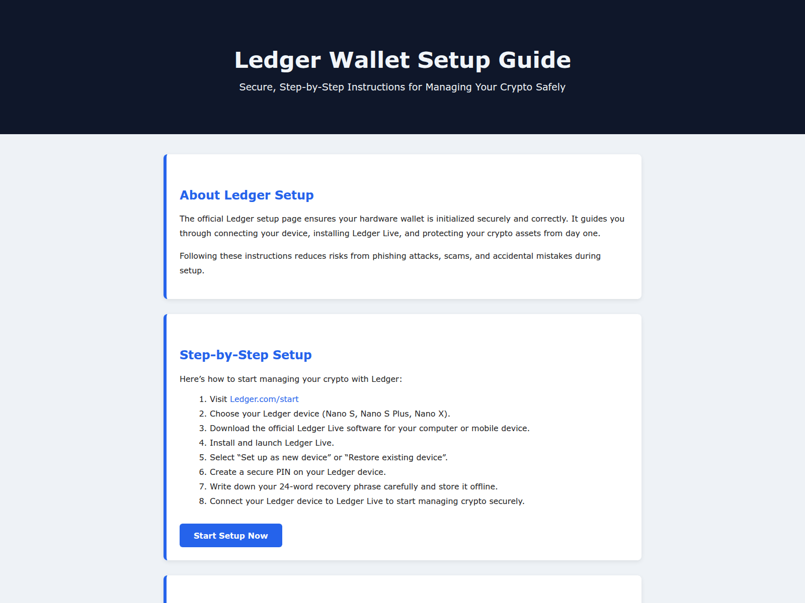 Forensic screenshot of learn-startt-ledgerr.pages.dev