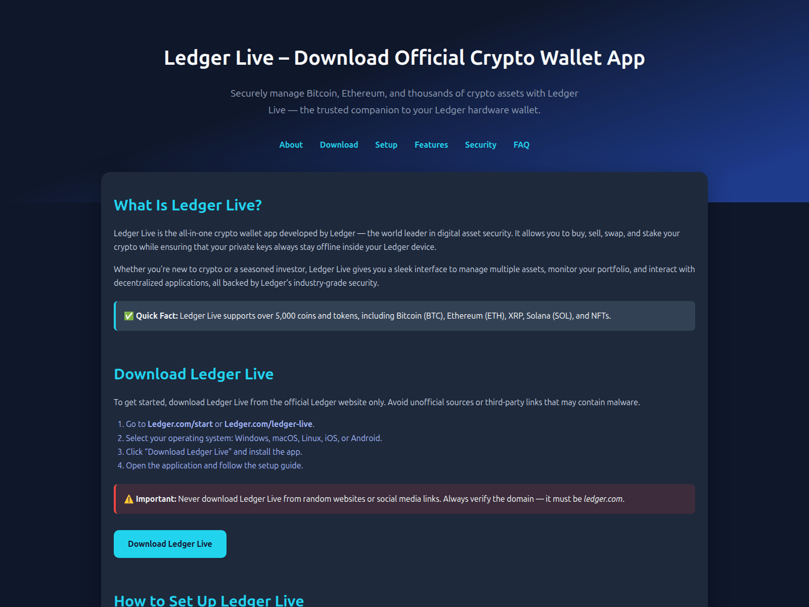 Forensic screenshot of ledgerlivean.pages.dev