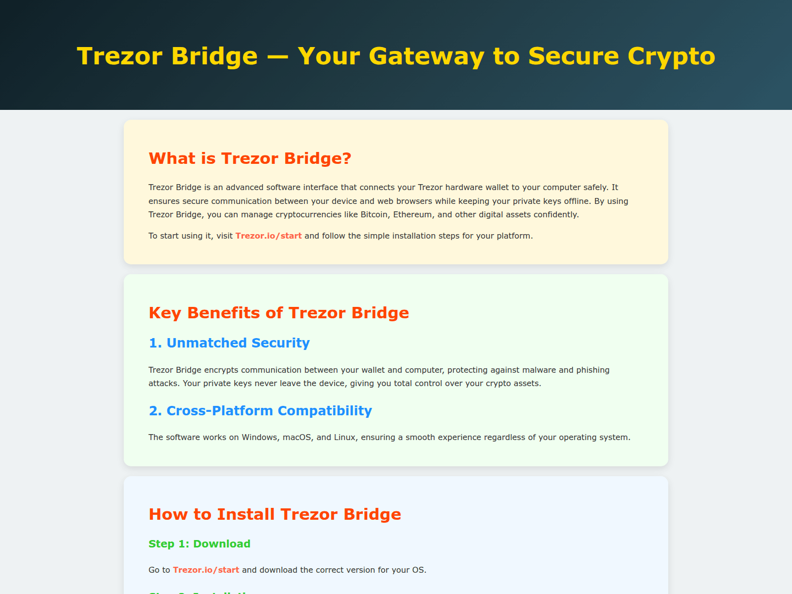 Forensic screenshot of trezr-bridges-en.pages.dev