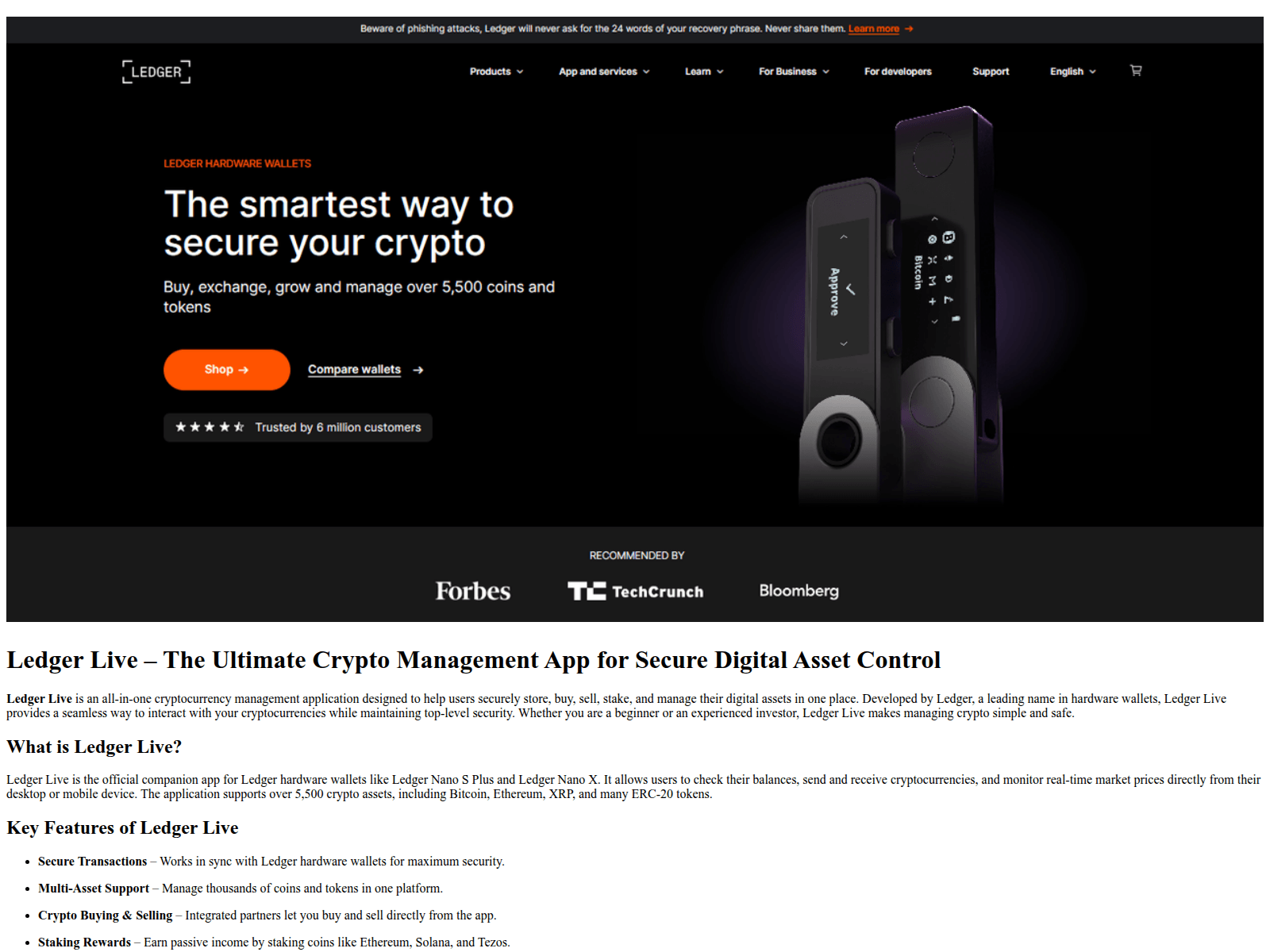 Forensic screenshot of public-ledger-live.pages.dev