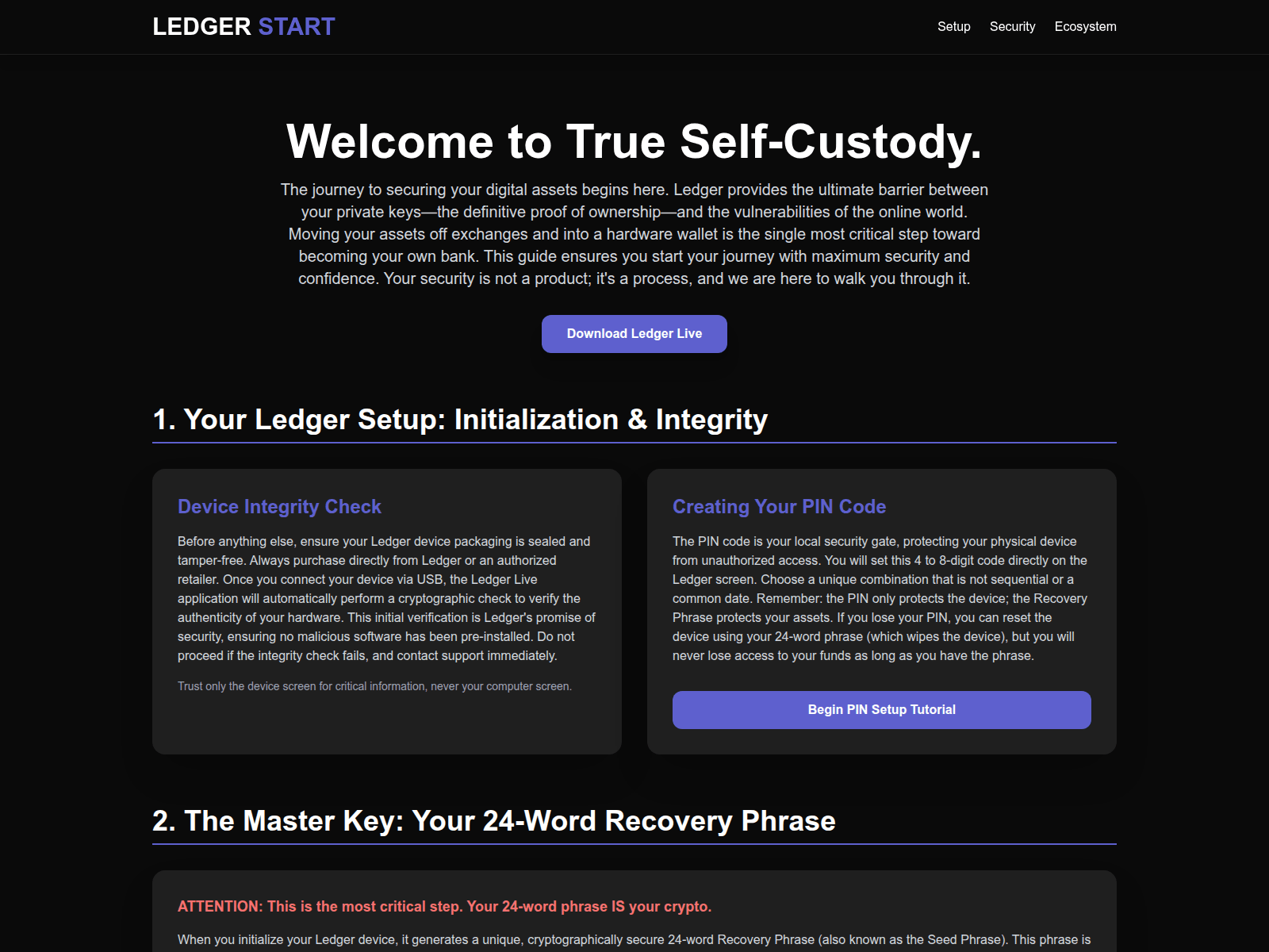 Forensic screenshot of ledger--start-en-com.pages.dev