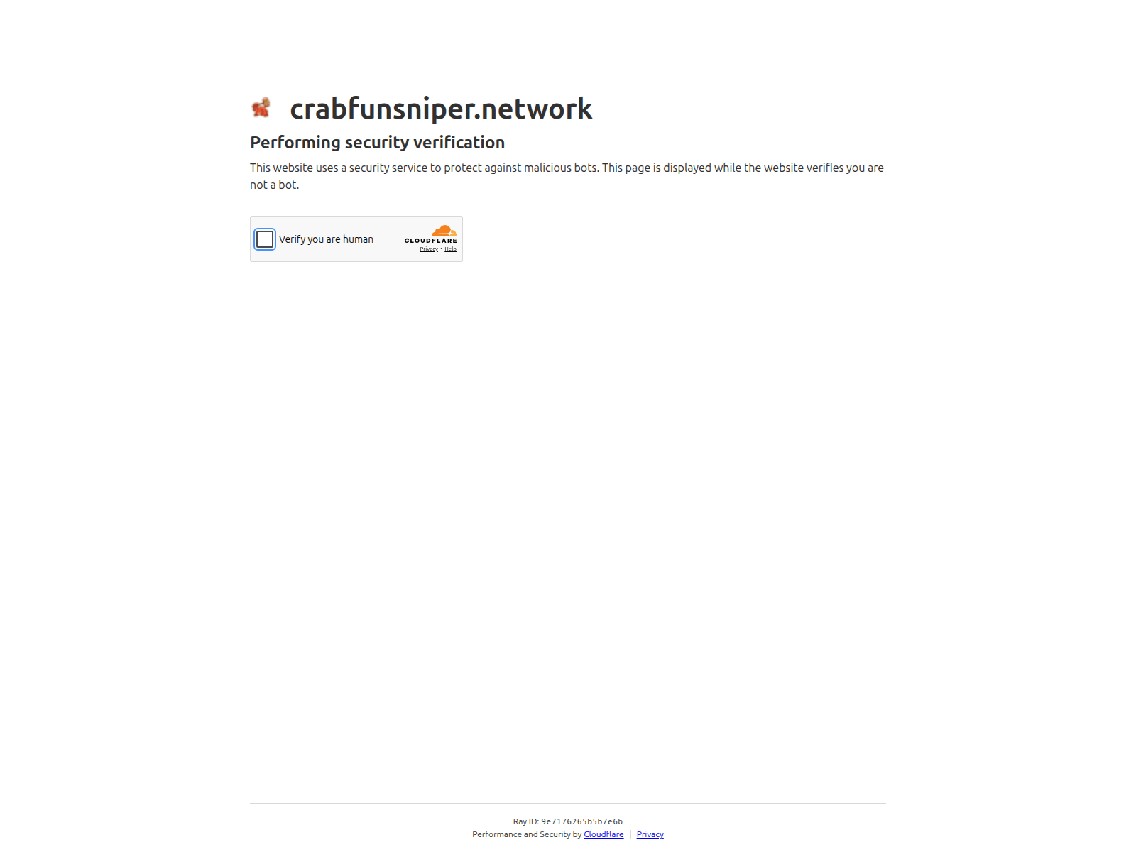 Screenshot of crabfunsniper.network