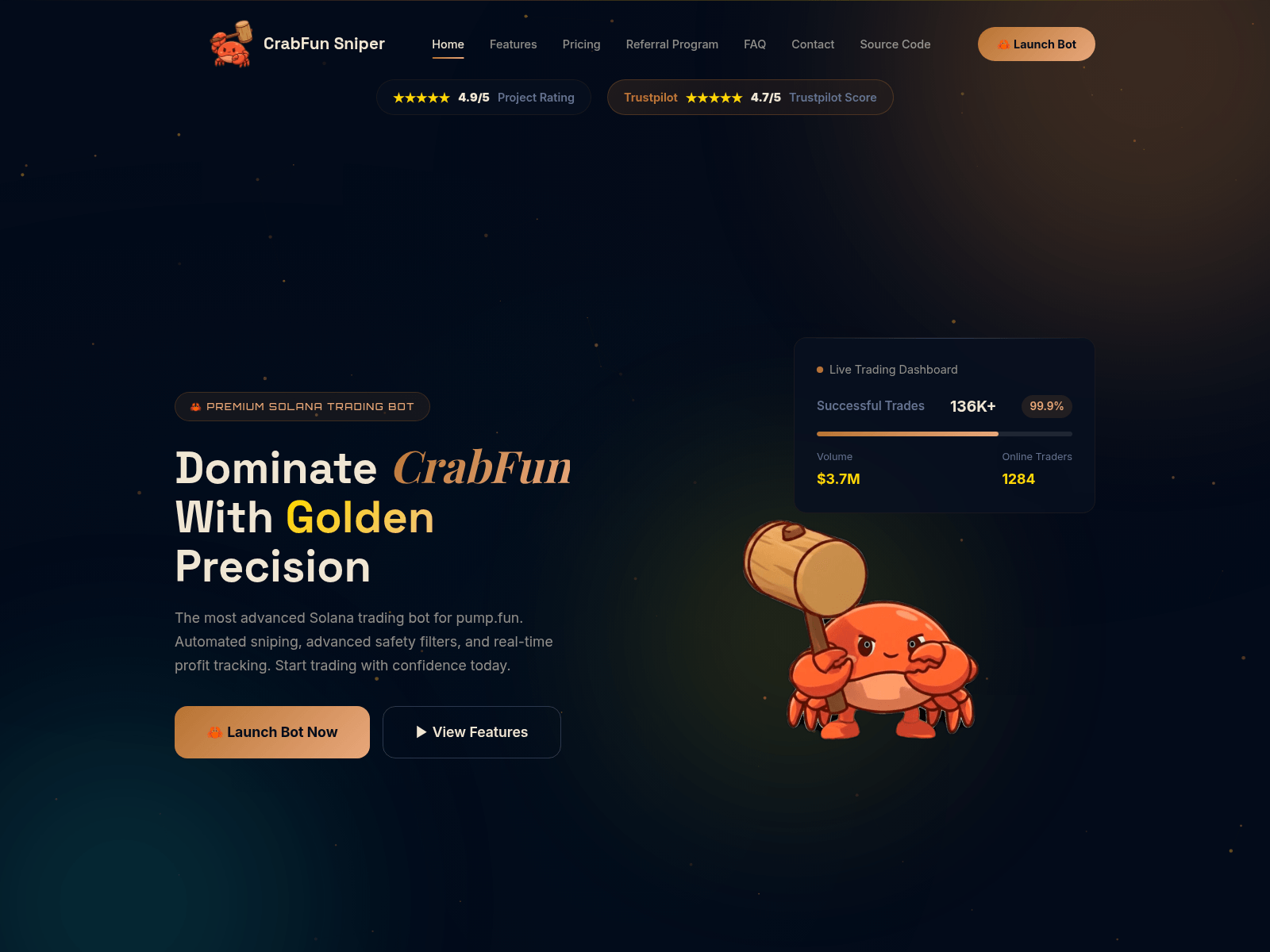 Forensic screenshot of crabsniper.xyz
