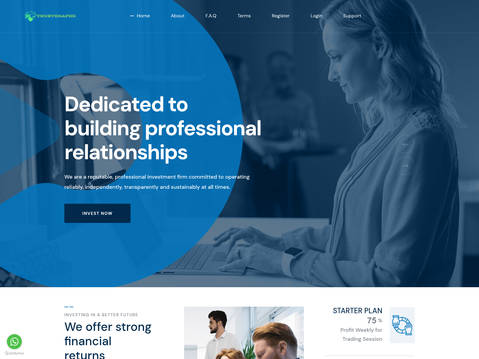 Forensic screenshot of trustedapex.live