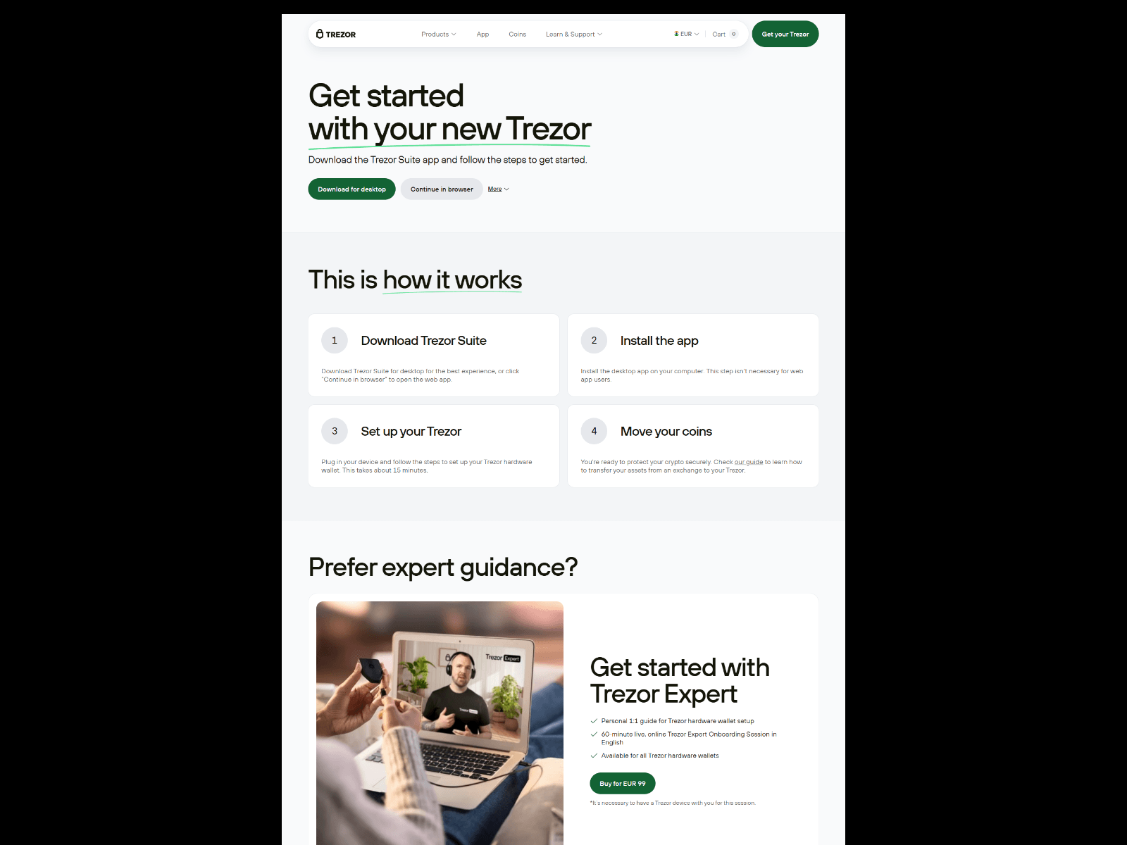 Forensic screenshot of add-trezr-suite.pages.dev