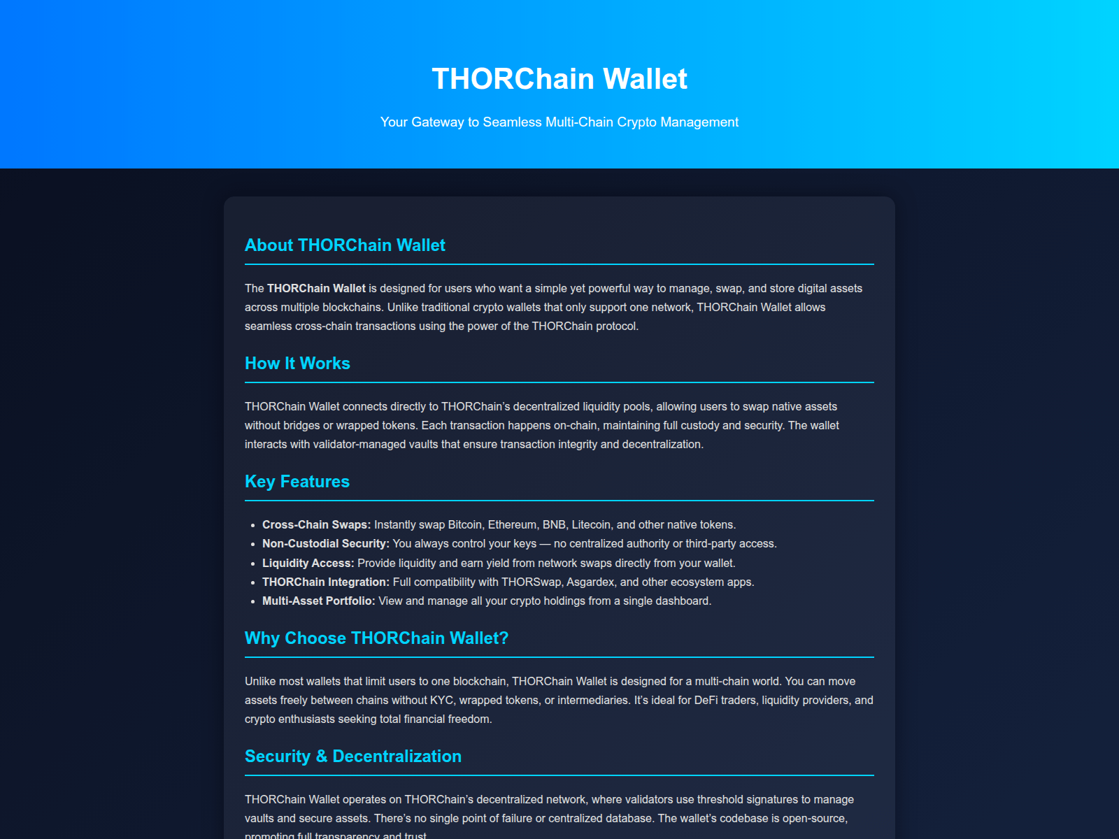 Forensic screenshot of thorr-chain-wallet.pages.dev