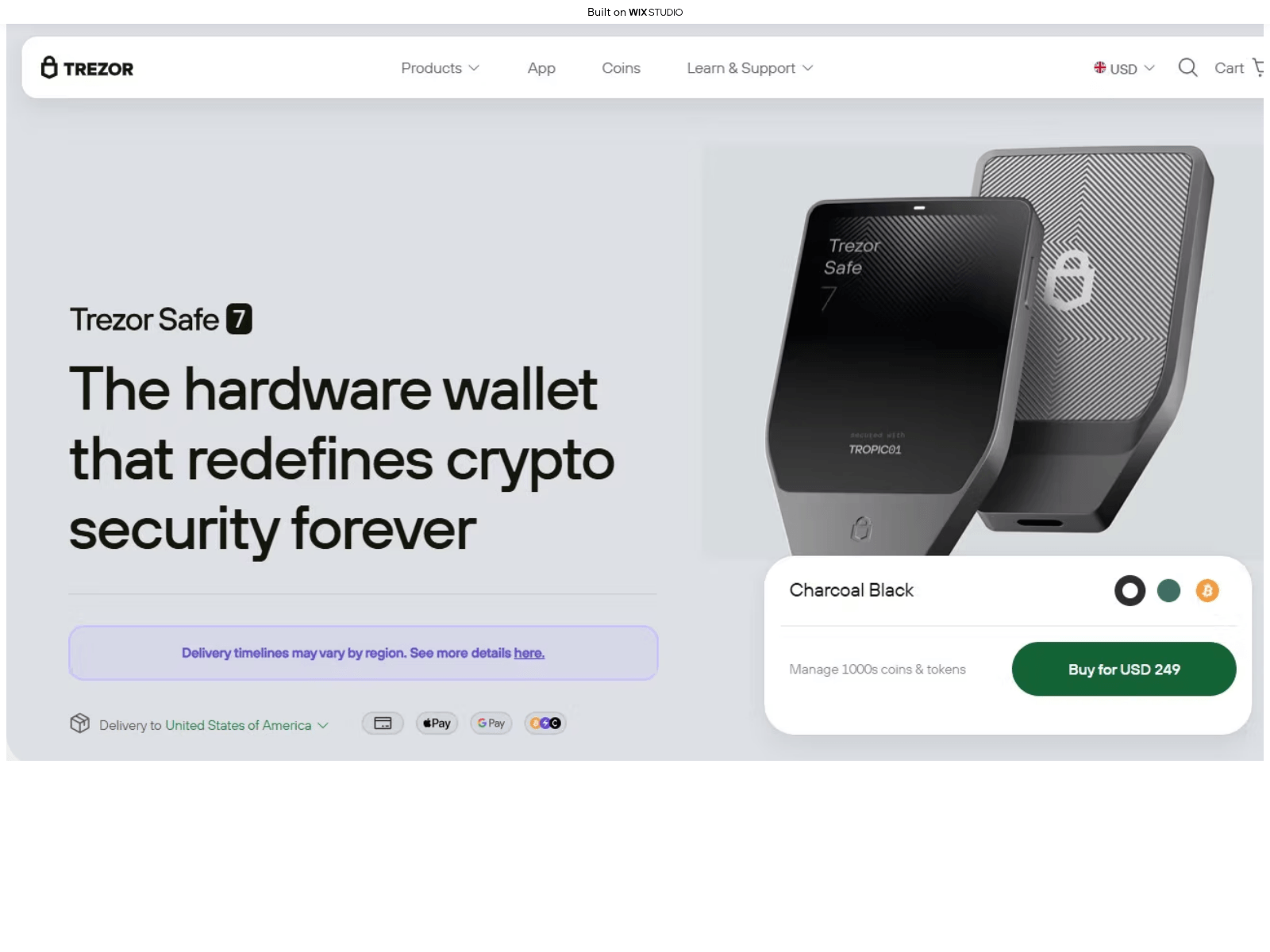 Forensic screenshot of supports-bridge.wixstudio.com