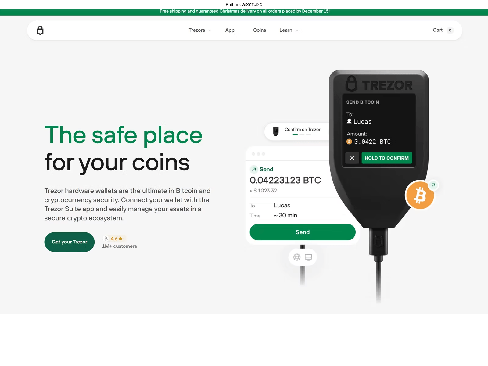 Screenshot of homesuiten.wixstudio.com