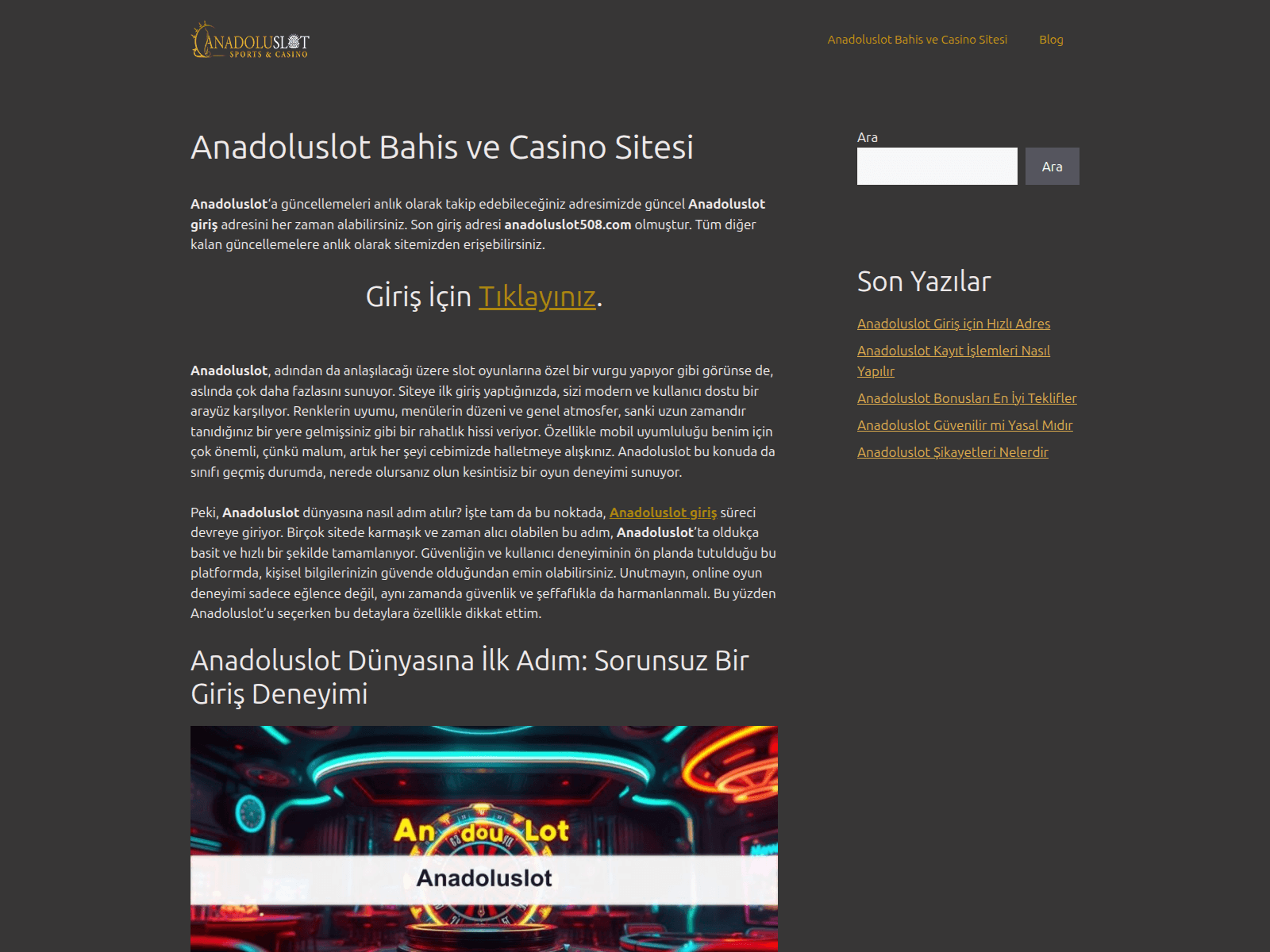 Forensic screenshot of anadoluslot.com