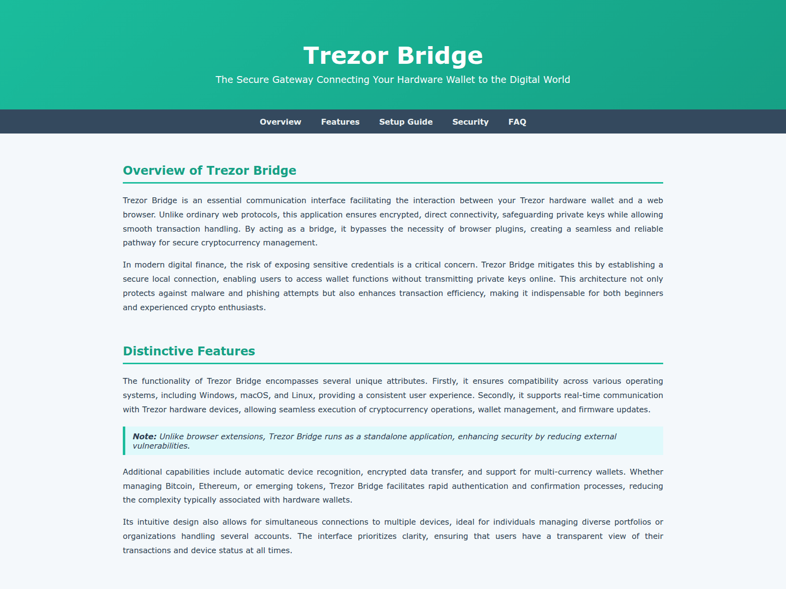 Captura de tela de web-bridge-trezarer.pages.dev