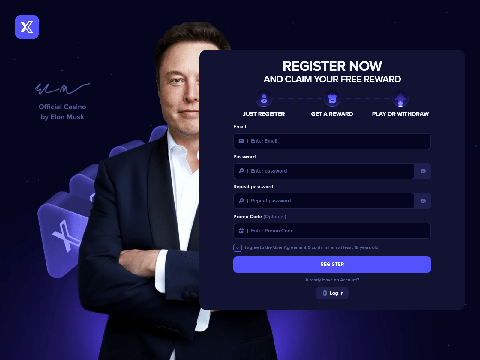 Forensic screenshot of coxwex.com