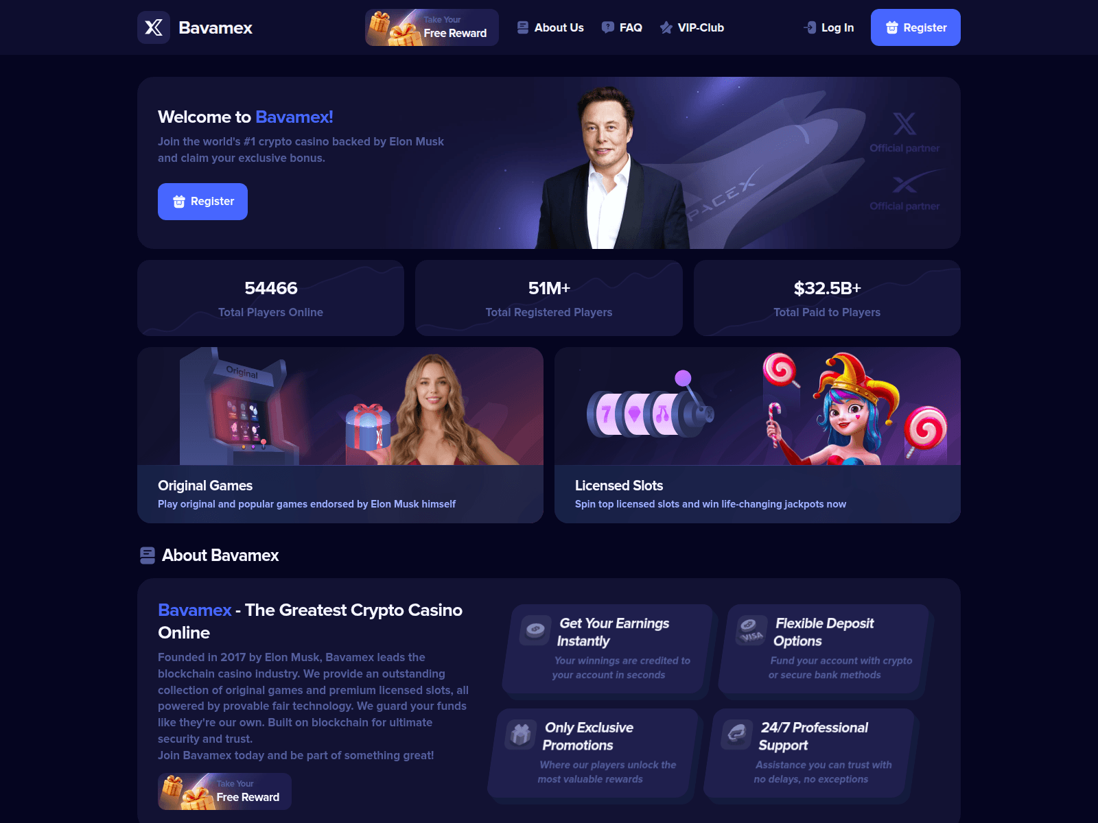 Forensic screenshot of bavamex.com