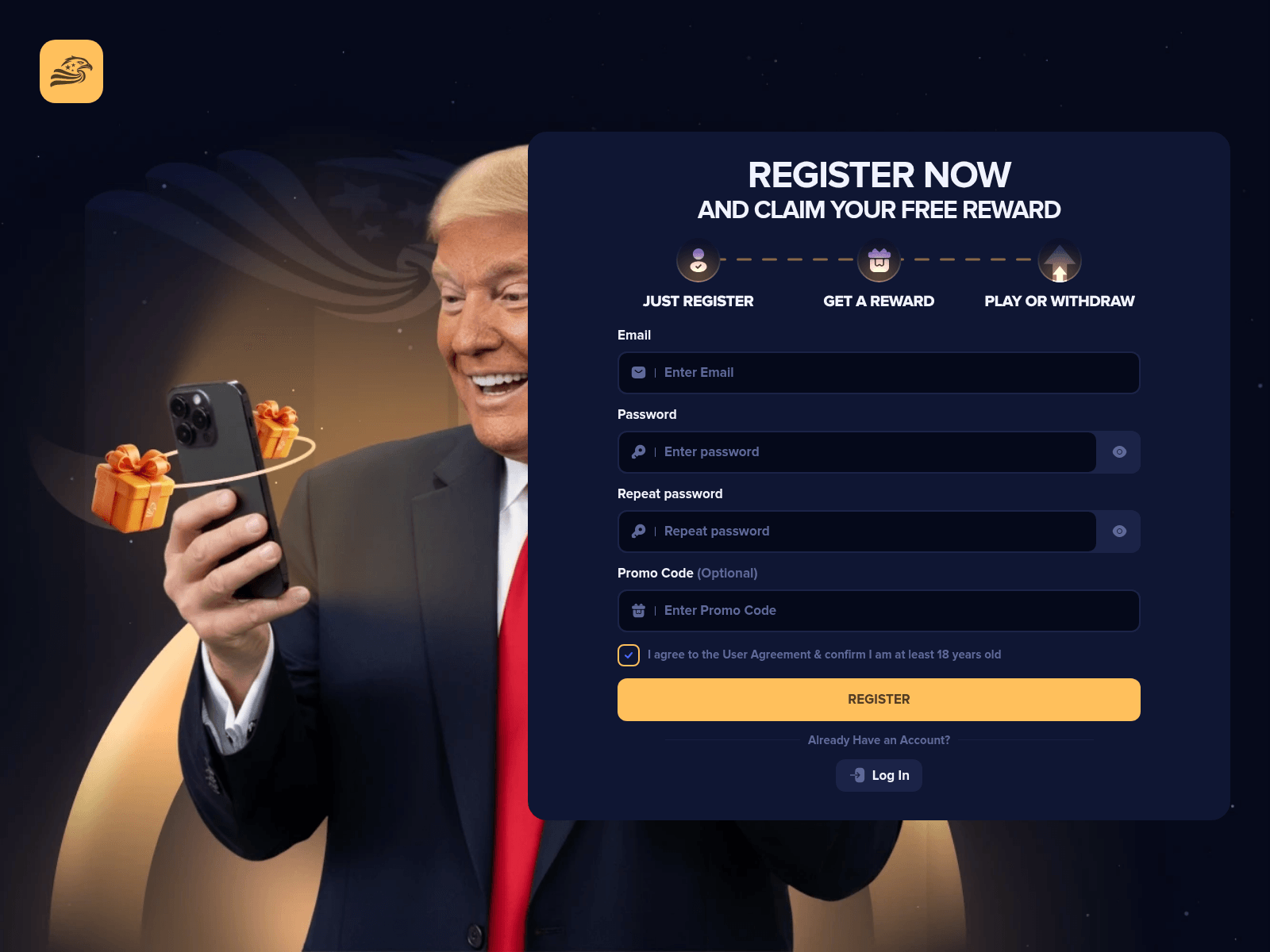 Forensic screenshot of maxtrumpbet.me