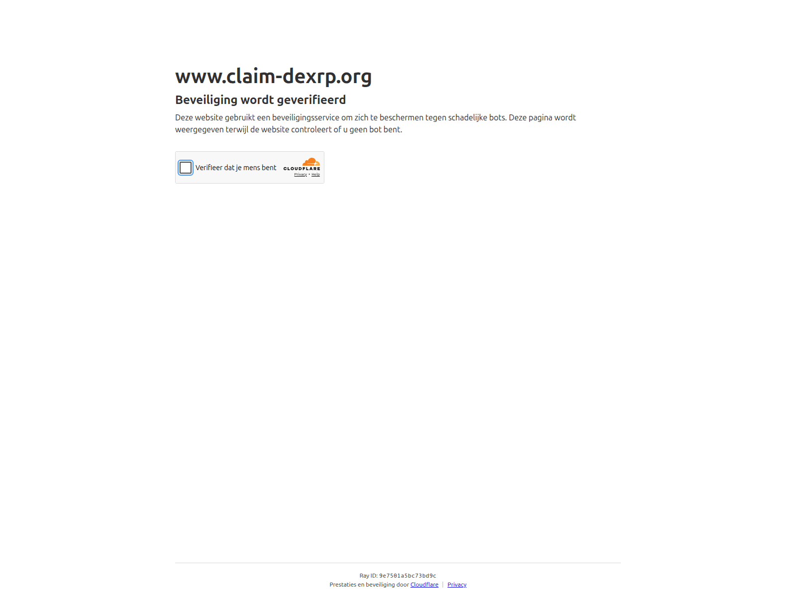 Forensic screenshot of www.claim-dexrp.org