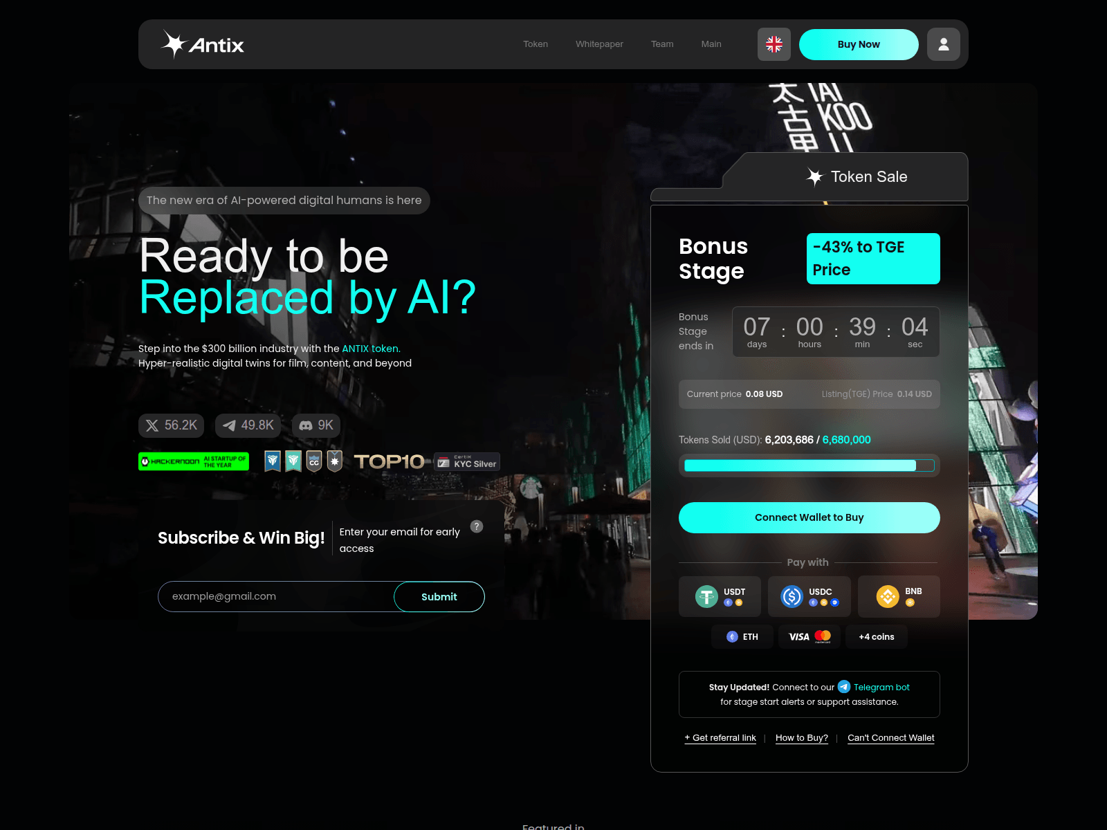 Forensic screenshot of antix.pages.dev