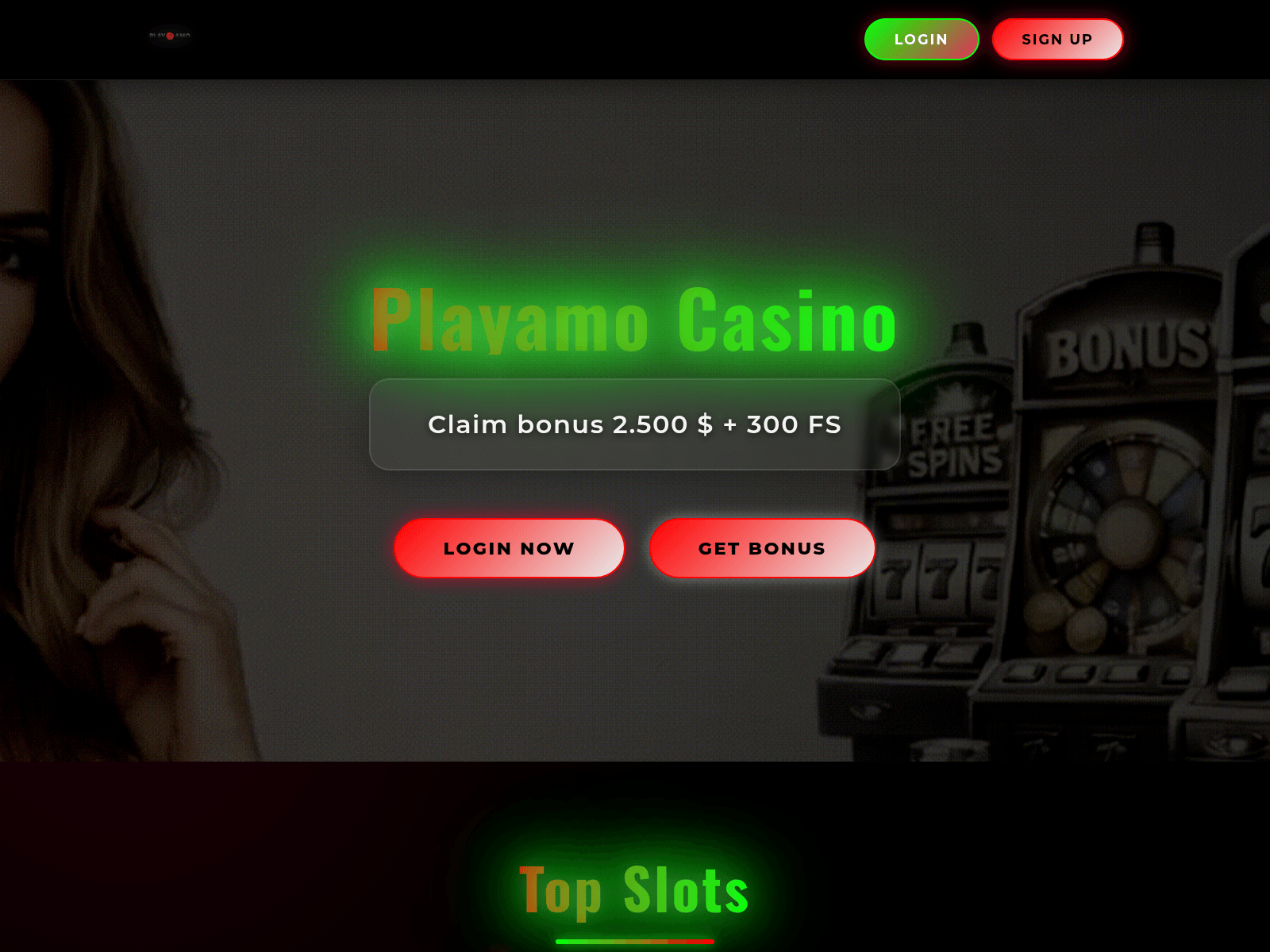 Forensic screenshot of playamo-casinoau.com