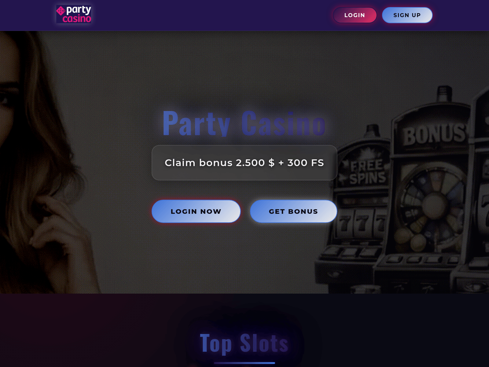 Forensic screenshot of partycasino-playuk.com