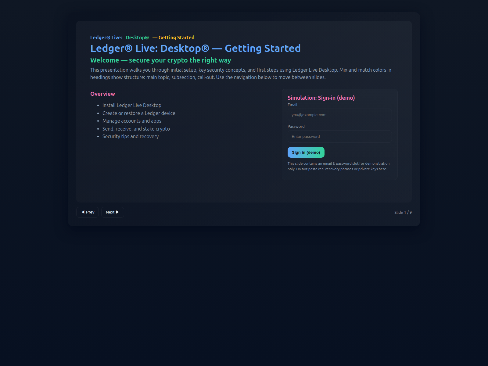 Forensic screenshot of desktp-ledgar-live.pages.dev