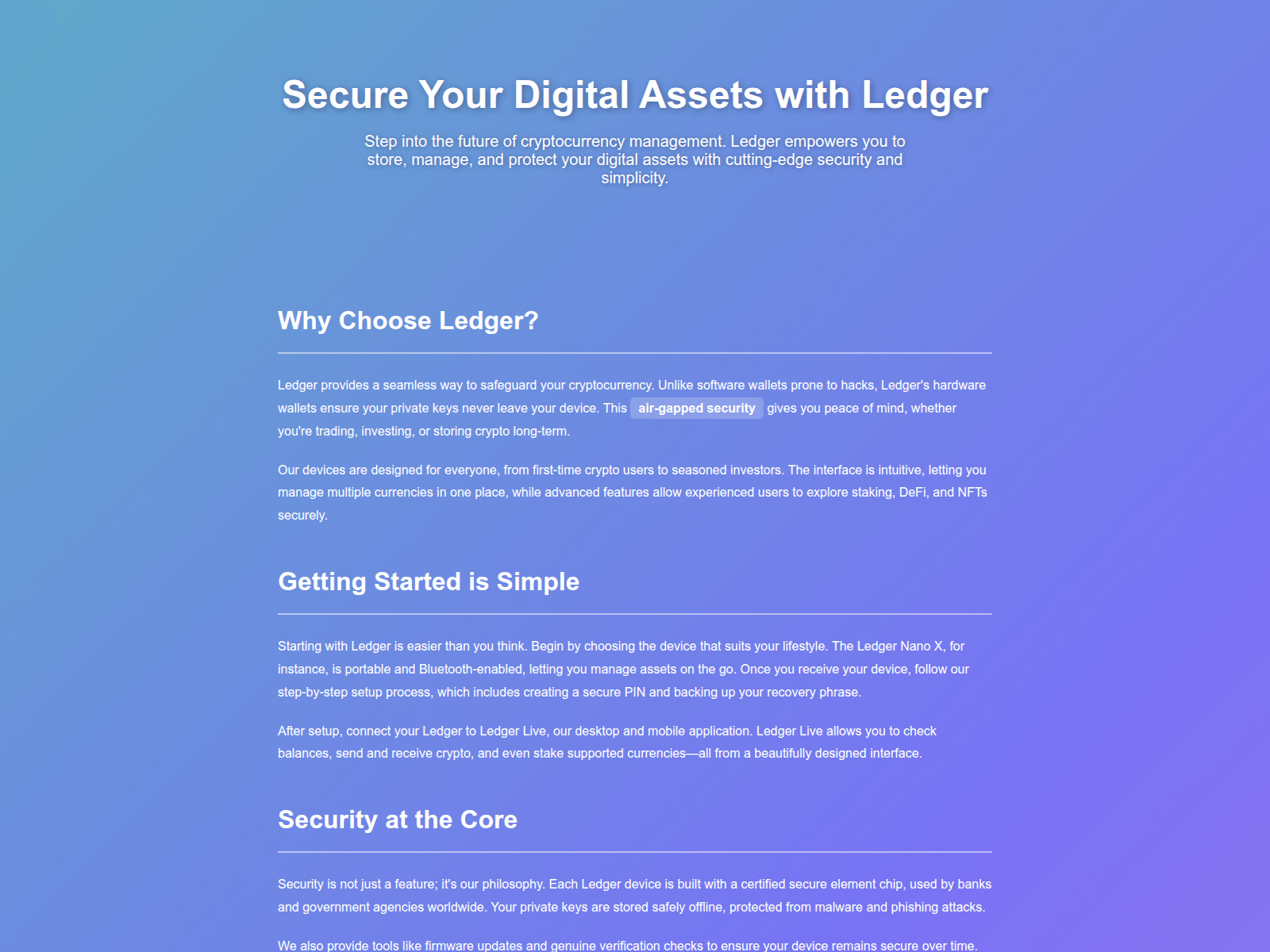 Forensic screenshot of secure-larn-start-ledgr.pages.dev